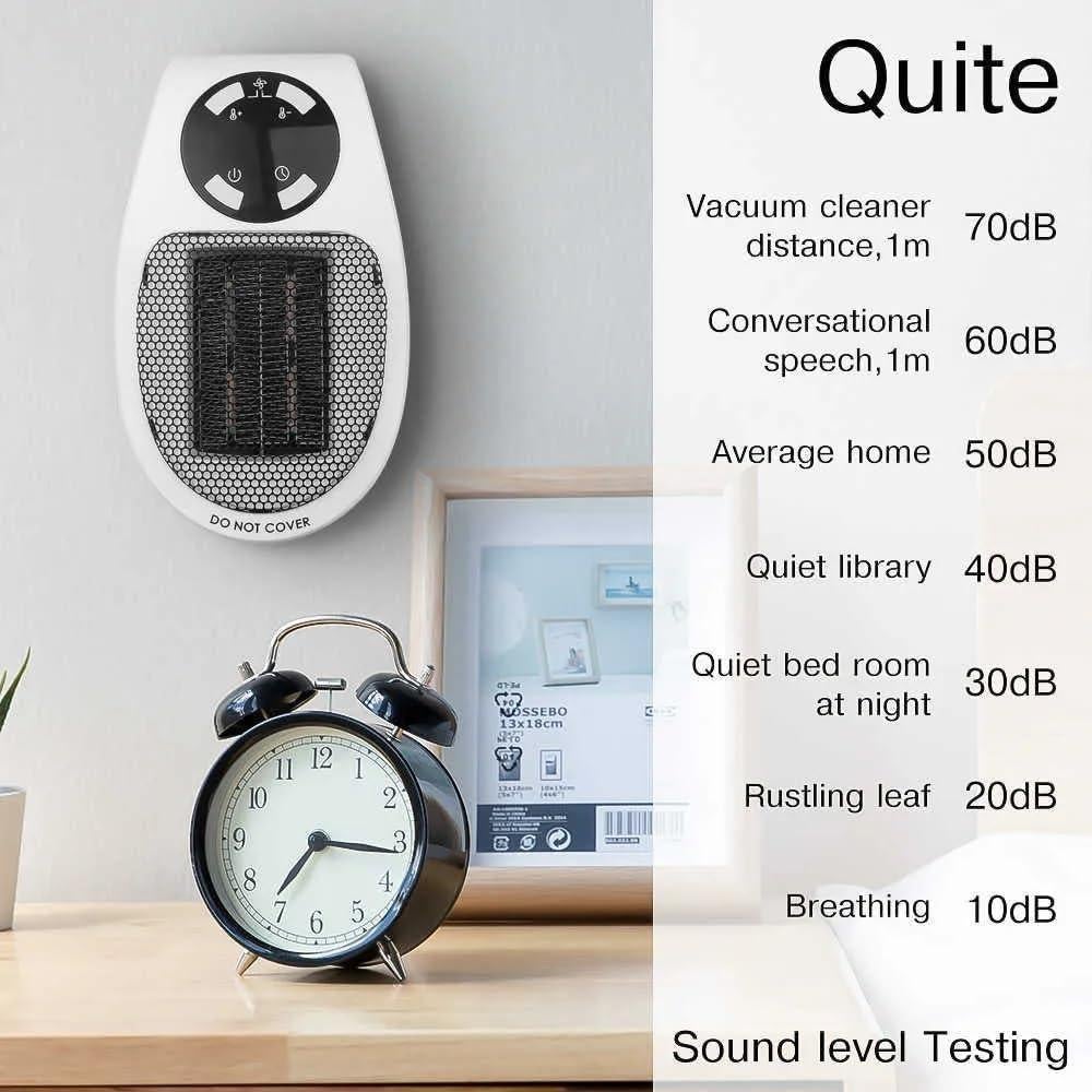 Calefactor Eléctrico Upwsma 450W Compacto con Termostato