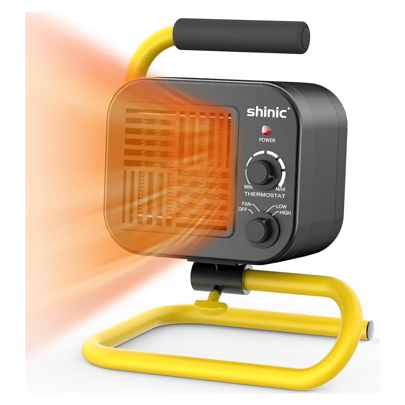 Calentador Espacial Portátil Shinic 1500W con Termostato