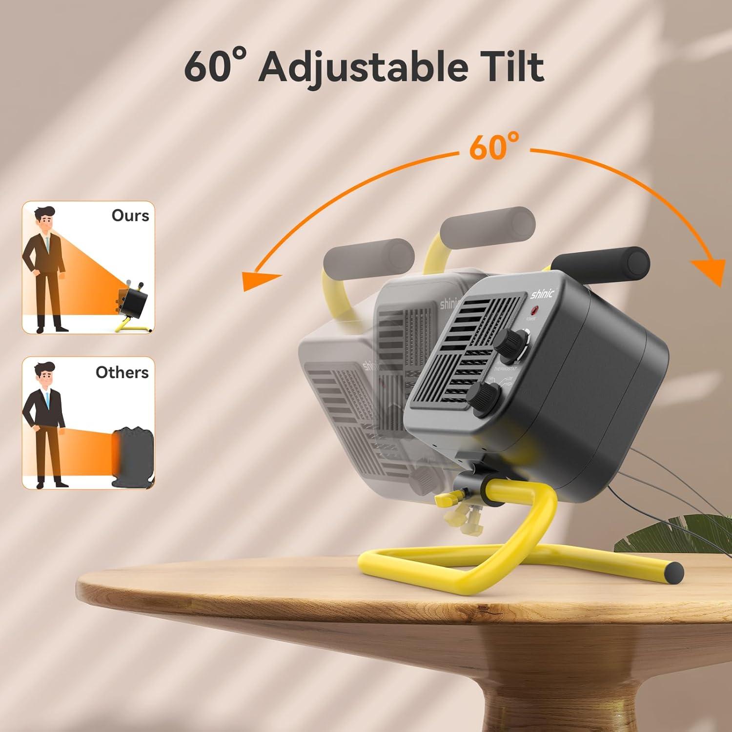 Calentador Espacial Portátil Shinic 1500W con Termostato