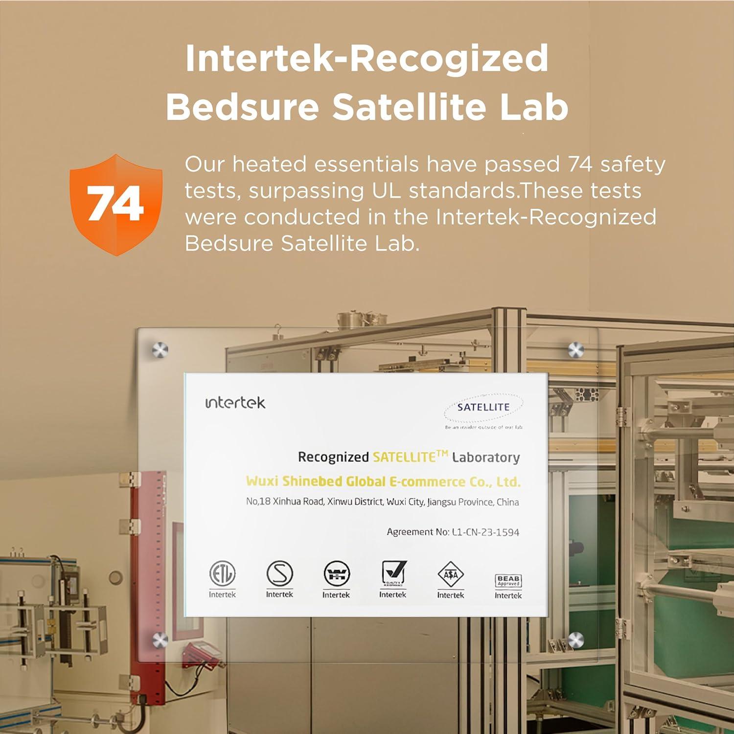 Cubre Colchón Calefaccionado Bedsure Twin 100W 10 Niveles Calor