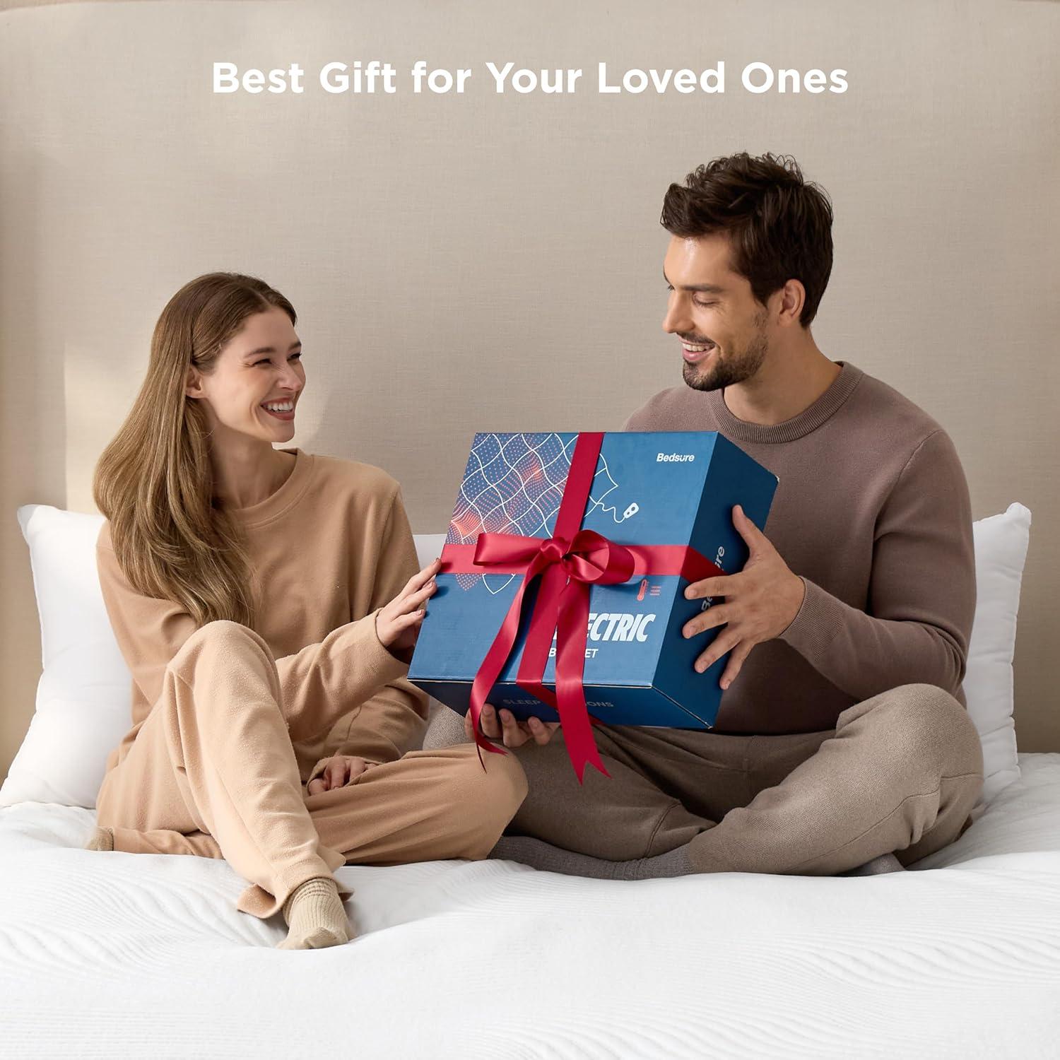 Cubre Colchón Calefaccionado Bedsure Twin 100W 10 Niveles Calor