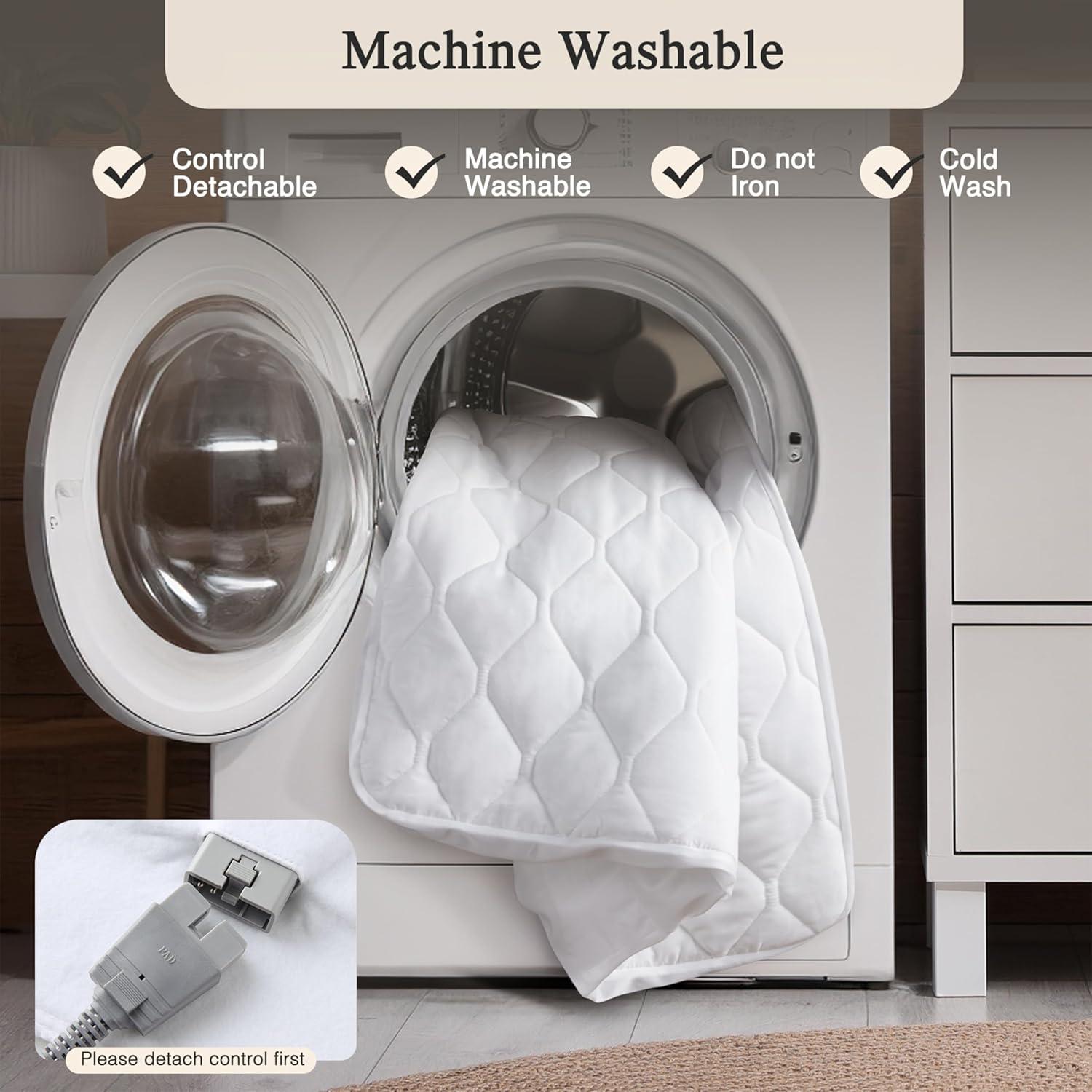 Protector de colchón calefaccionado Beautyrest Reina - Algodón