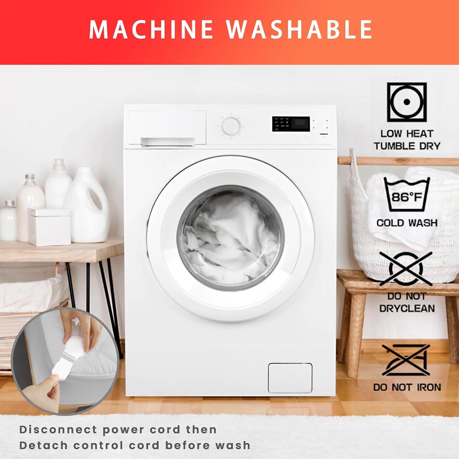 Cubierta de colchón calefactable MATBEBY Reina 152x203cm