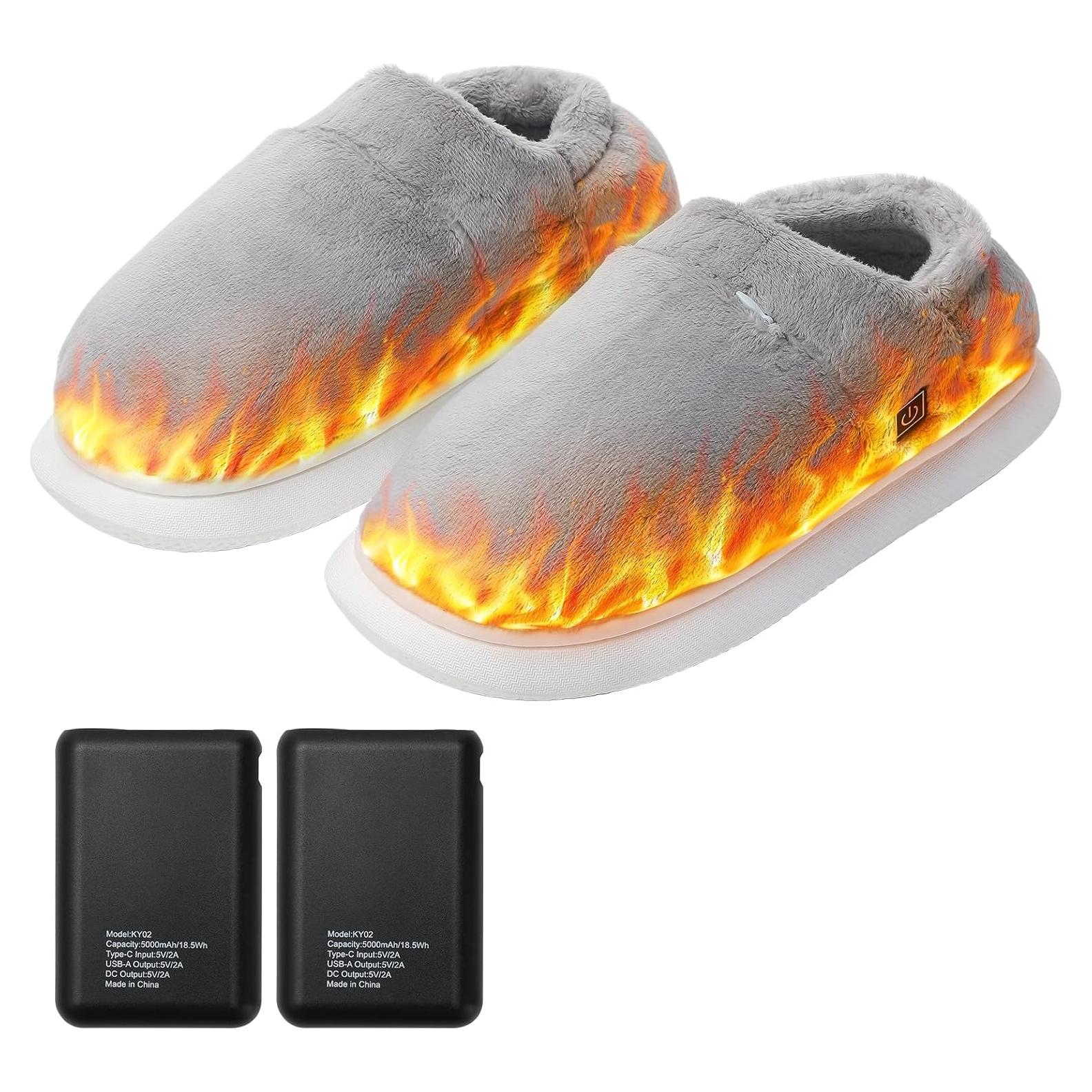 Zapatillas Calentadas Eléctricas Vilante Unisex 3 Niveles T. 45-55°C