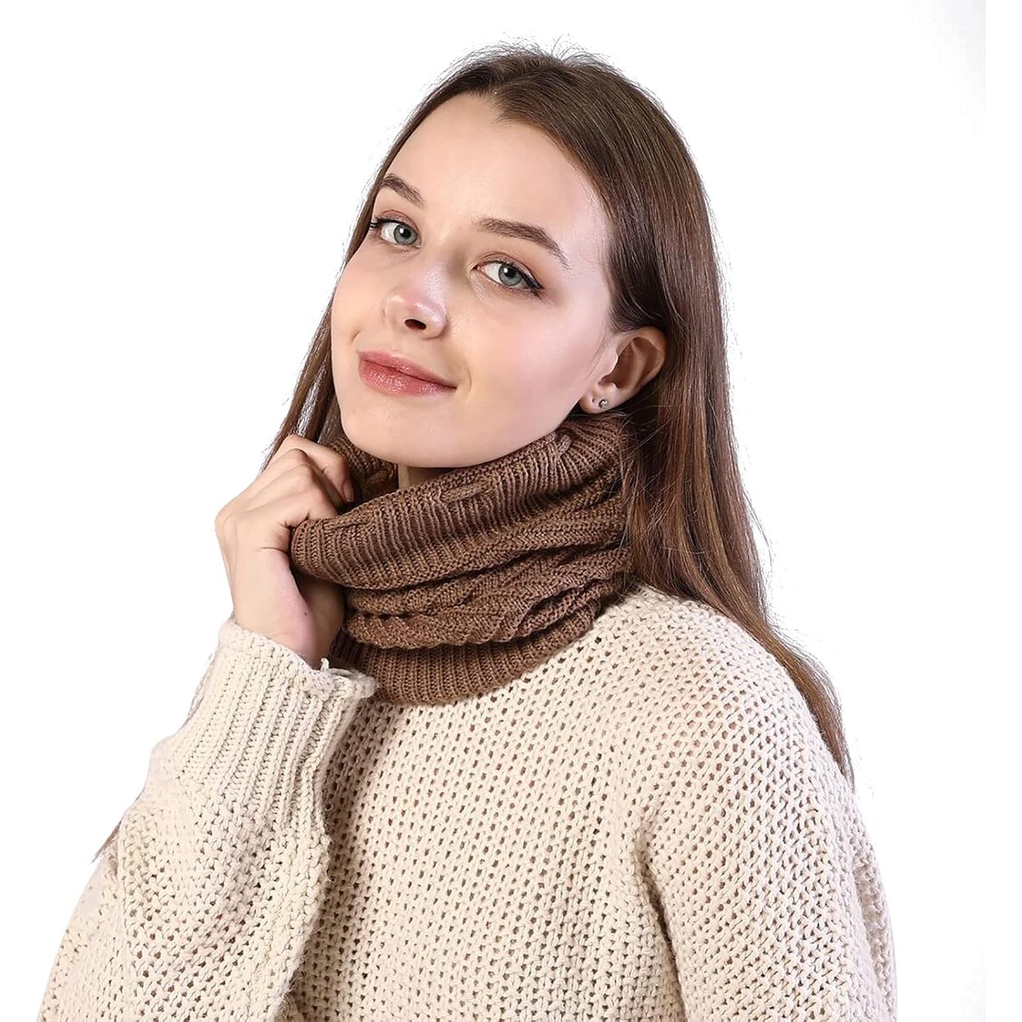 Gorro Bufanda Térmico Eléctrico PURFUN 2 en 1 USB Ajustable