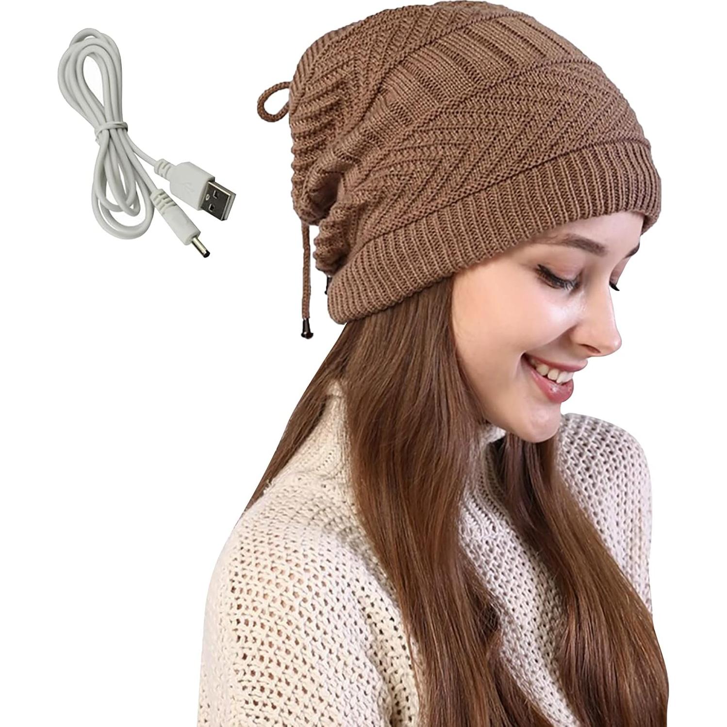 Gorro Bufanda Térmico Eléctrico PURFUN 2 en 1 USB Ajustable