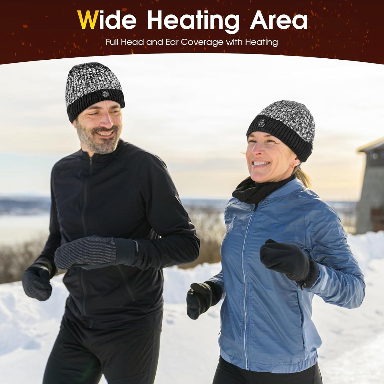 Gorro Calentado Unisex con Batería 7.4V 7000mAh 3 Modos