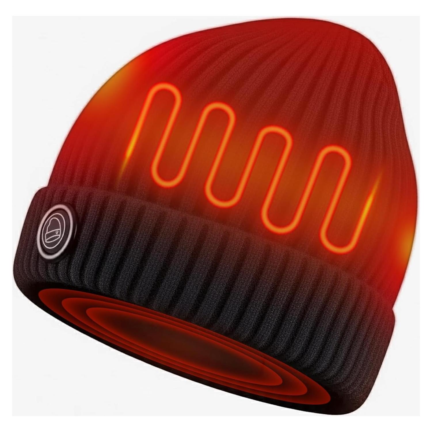 Gorro Calentado Unisex 7.4V 7000mAh para Invierno