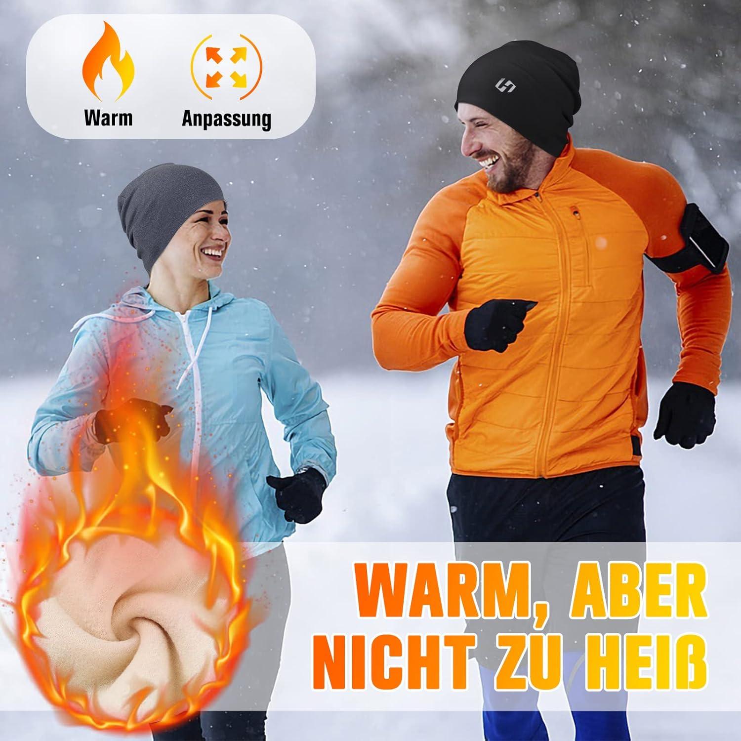 Gorro Térmico de Ciclismo Esqueleto Unisex - Negro