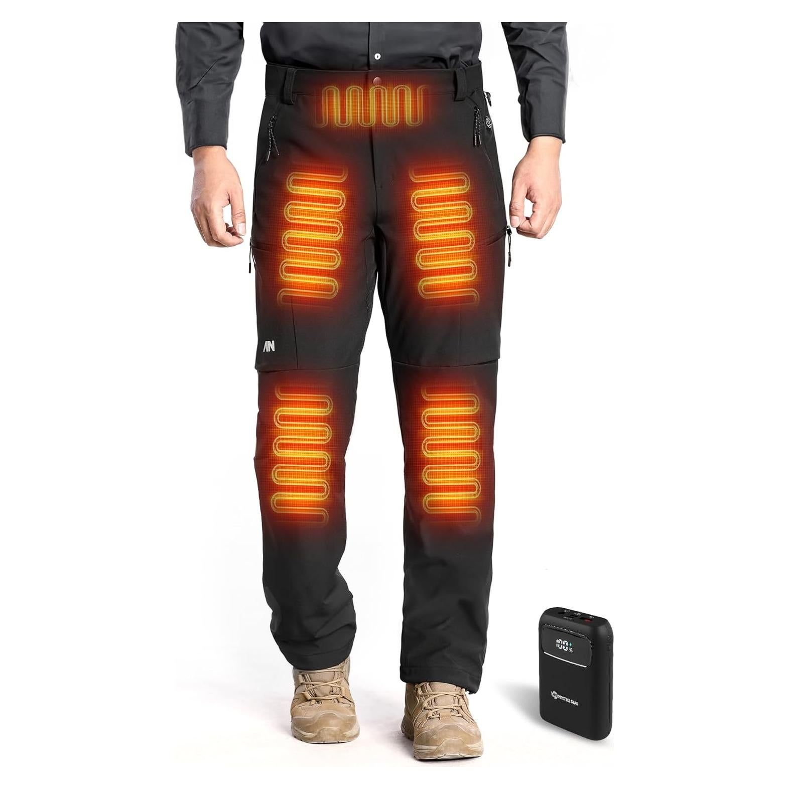 Pantalones Calentados ANTÁRTICA Hombre Softshell 12V 15000mAh