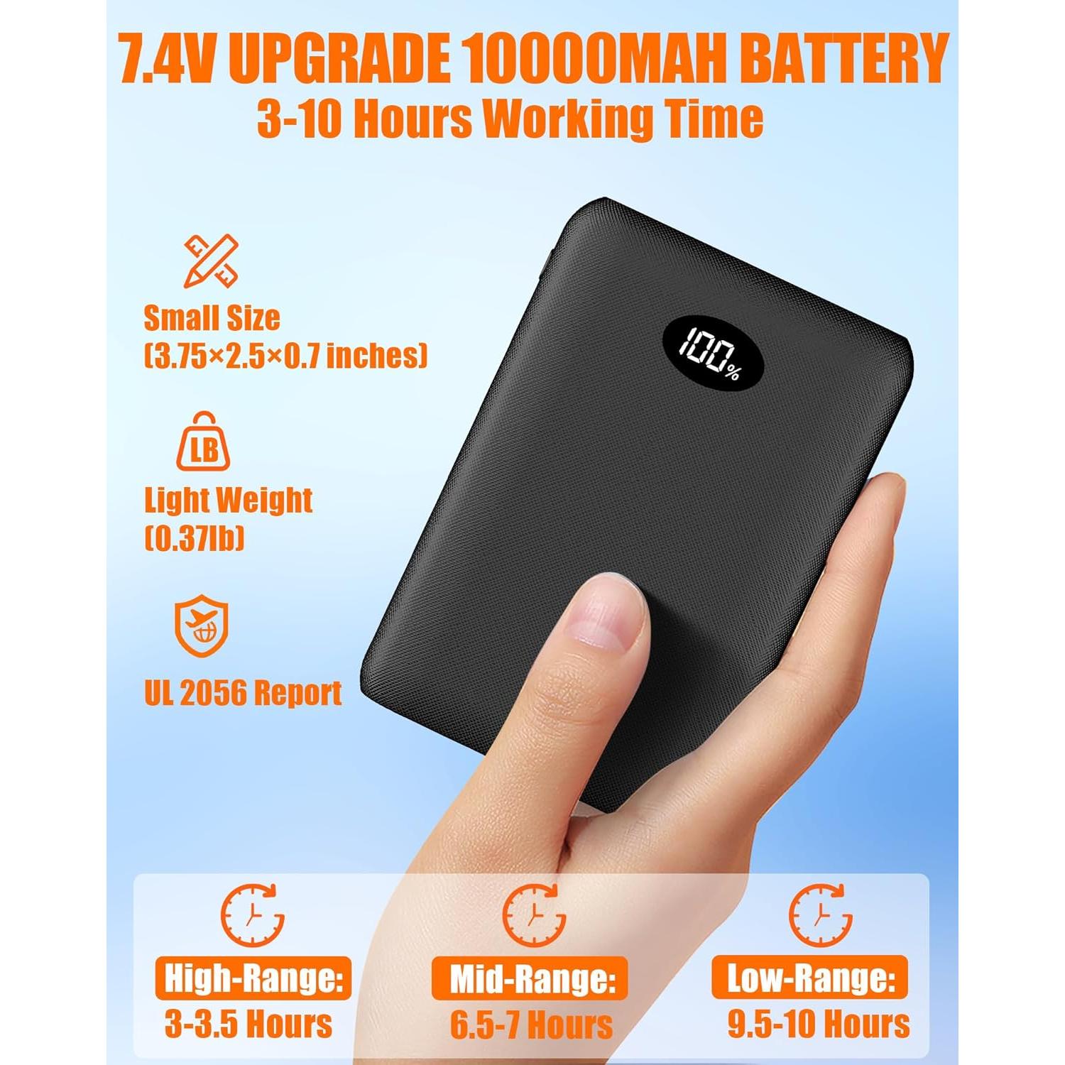 Pantalones Calentados 7.4V R-TAX para Mujeres, Talla Grande