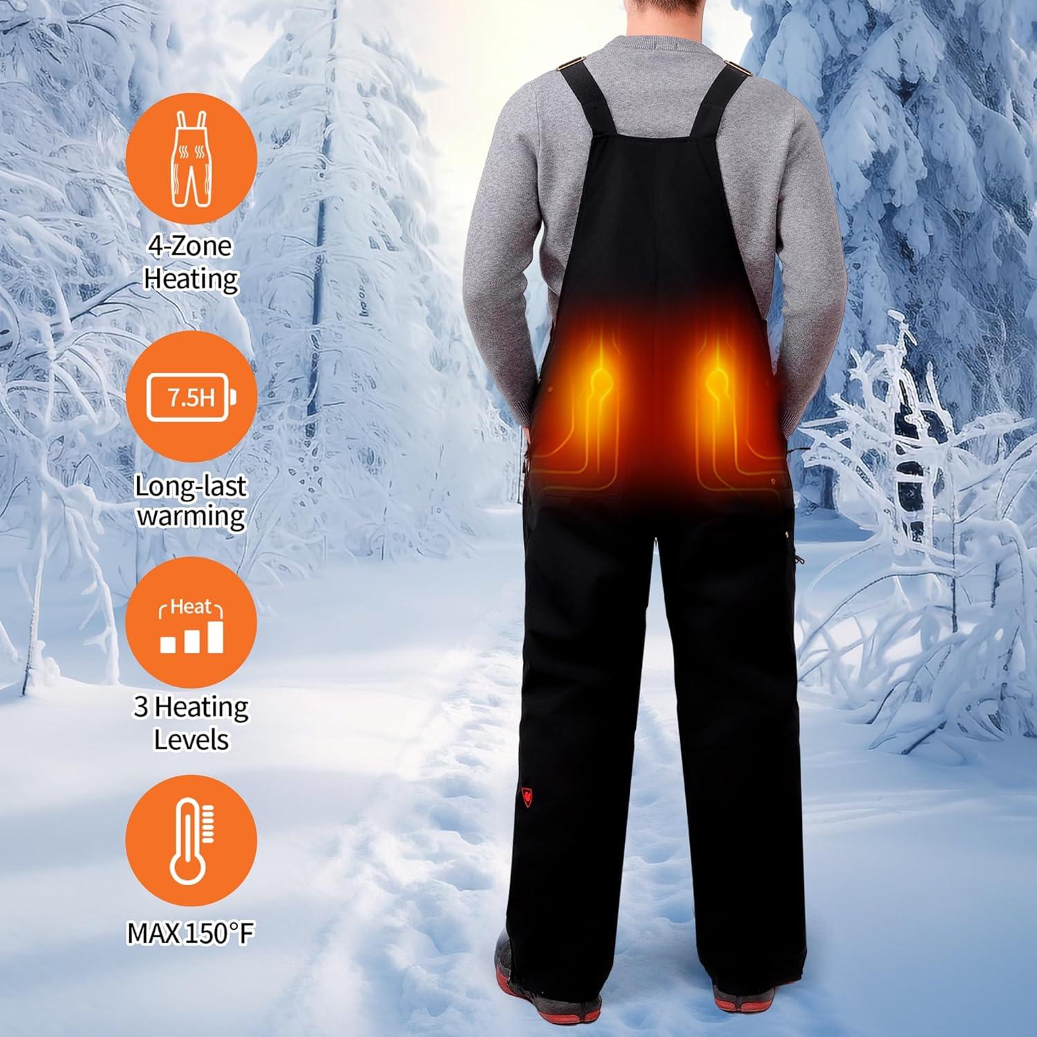 Peto Aislado Calefaccionado Hombre Dongguan 32W x 32L Negro