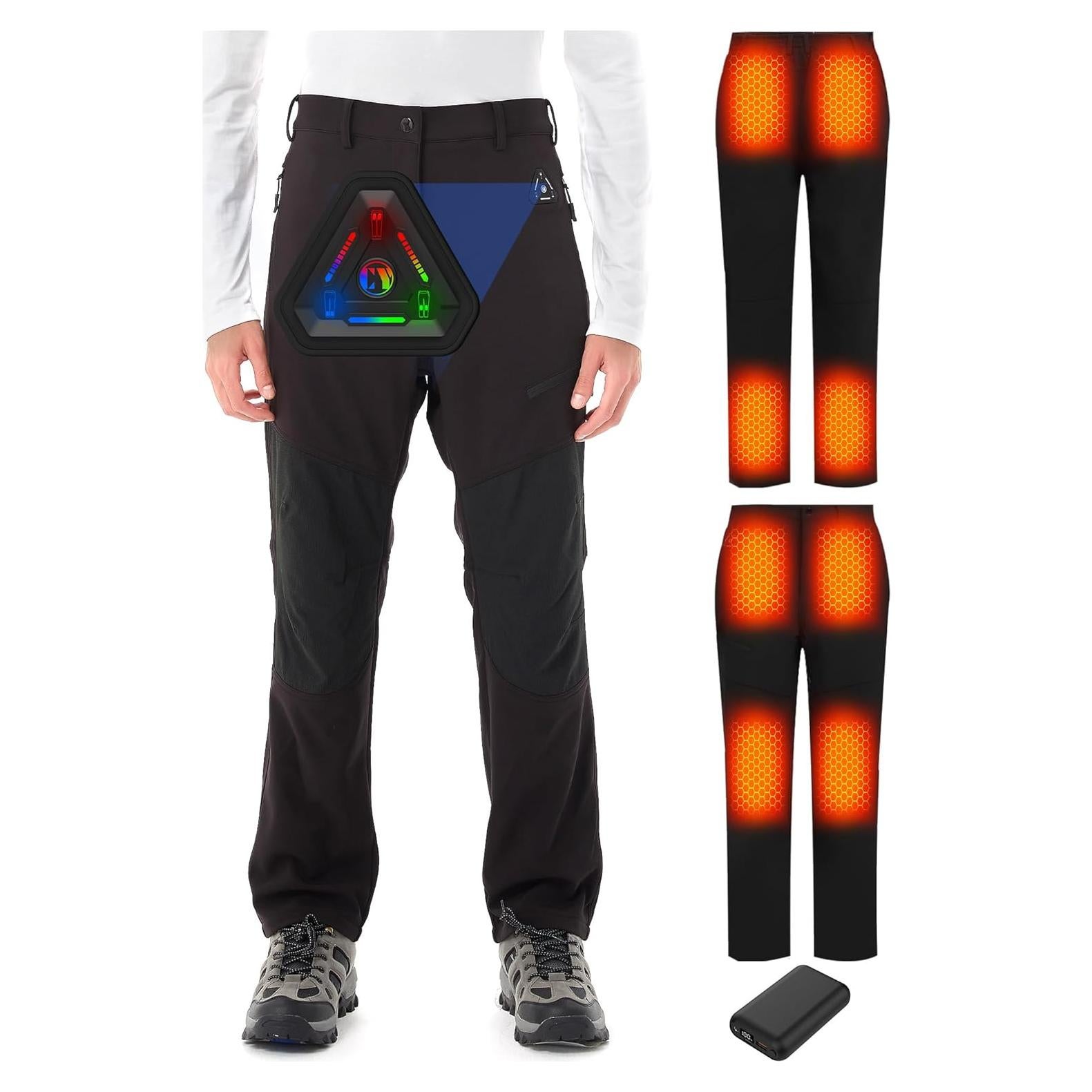 Pantalones Calentados Softshell Impermeables para Hombre RTAX-021P