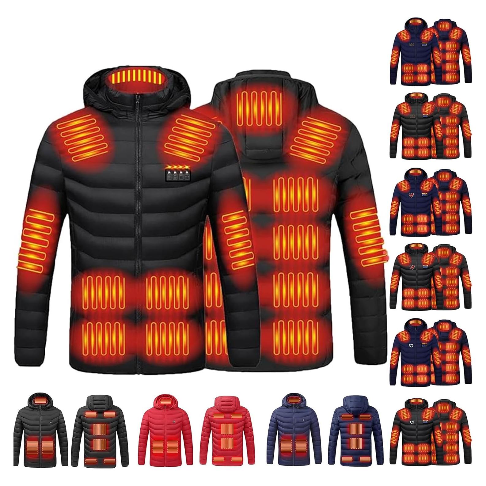 Chaqueta Calentada para Mujeres y Hombres Puffer Ligera 2025