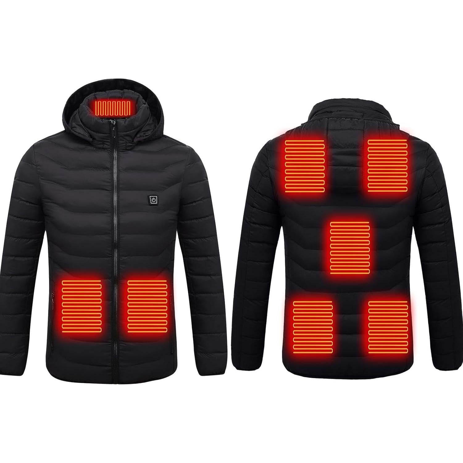 Chaqueta Calentada para Mujeres y Hombres Puffer Ligera 2025