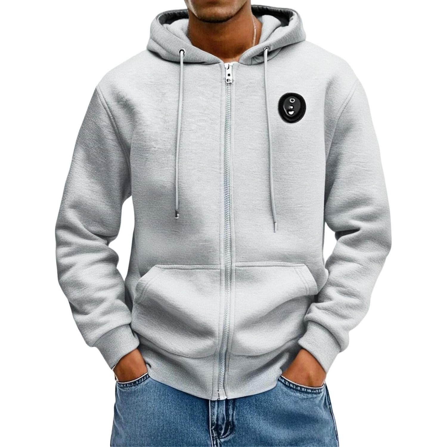 Sudadera calefaccionada unisex Genérico gris grande USB