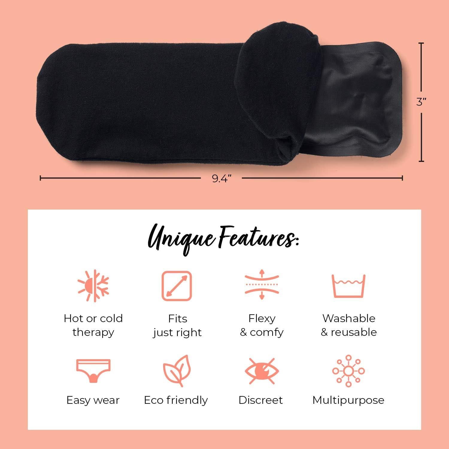 Paquete de Hielo Perineal Reutilizable Pandabelle con 4 Mangas