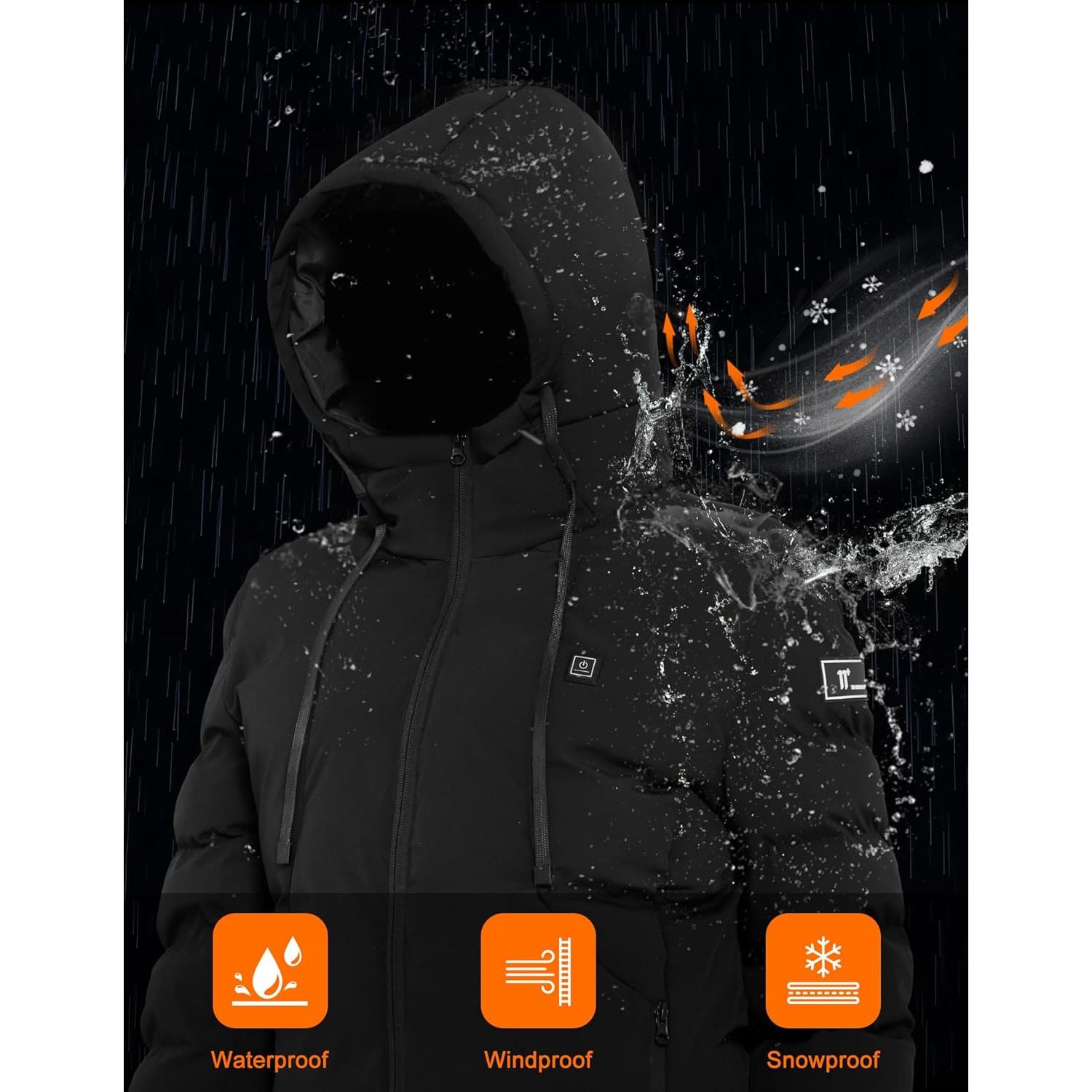 Abrigo Calentado Eléctrico Unisex Guangdong RPS-048L 5V