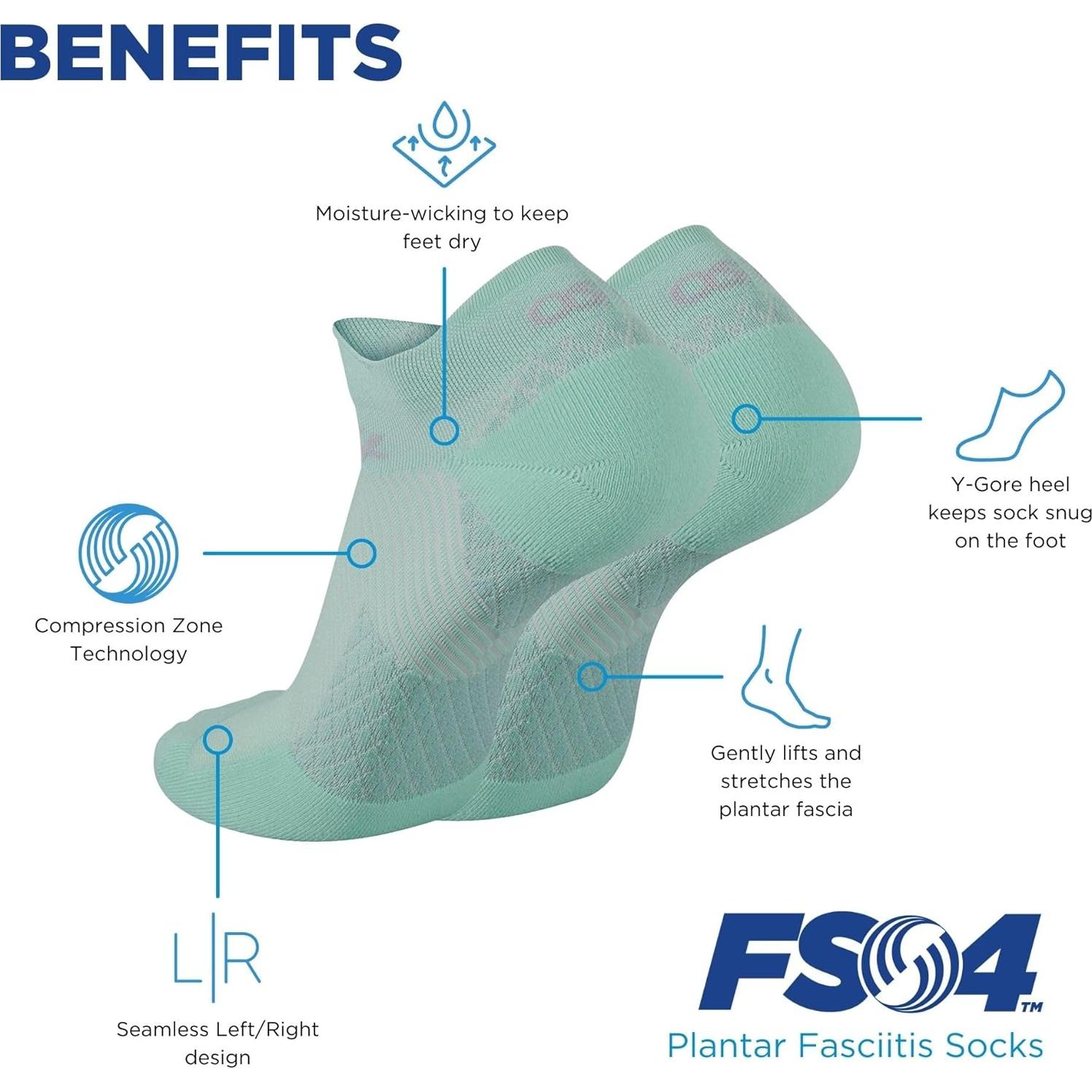 Calcetines Ortopédicos OrthoSleeve FS4 para Fascitis Plantar