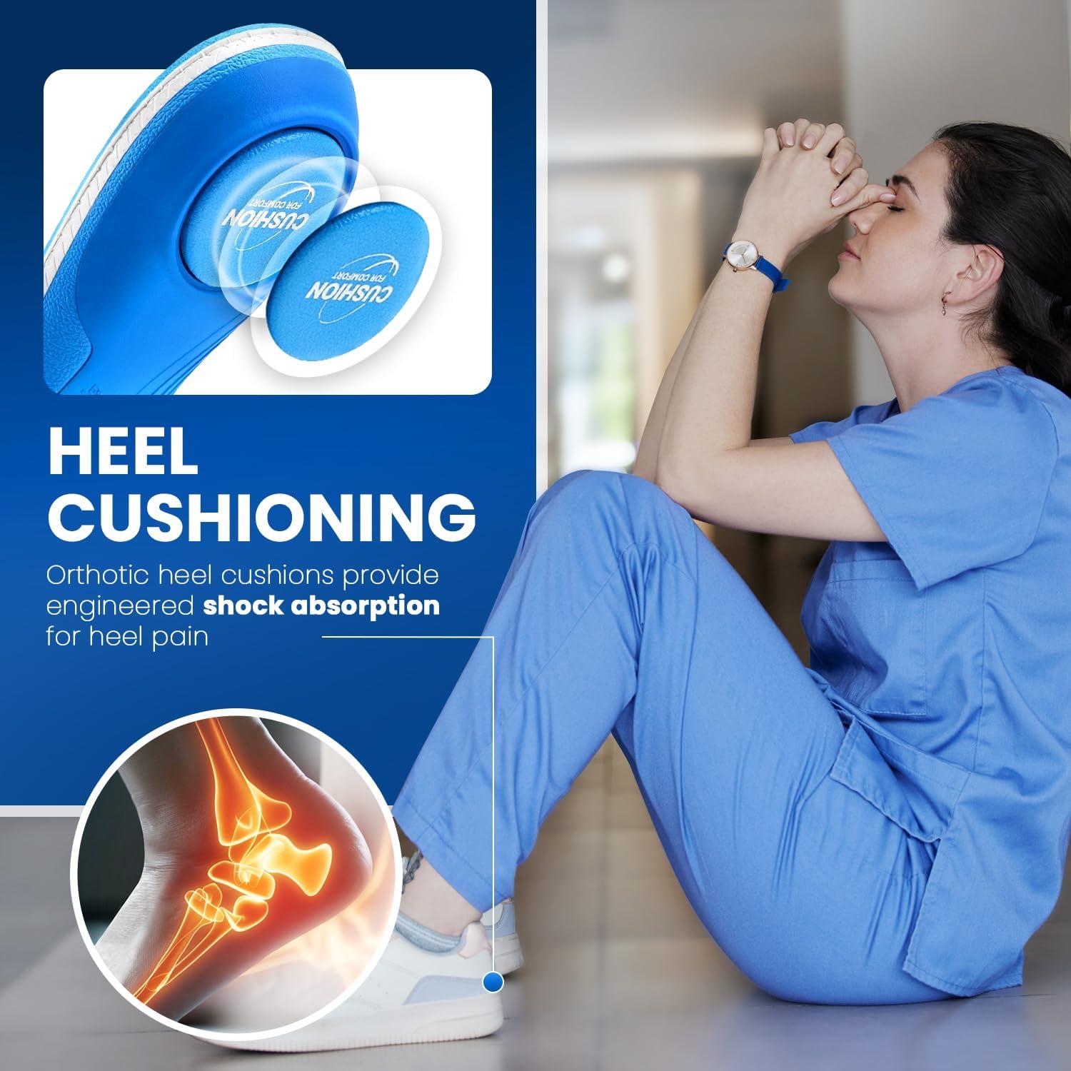 Plantillas ortopédicas PCSsole Pro para fascitis plantar - Soporte alto hasta 109 kg