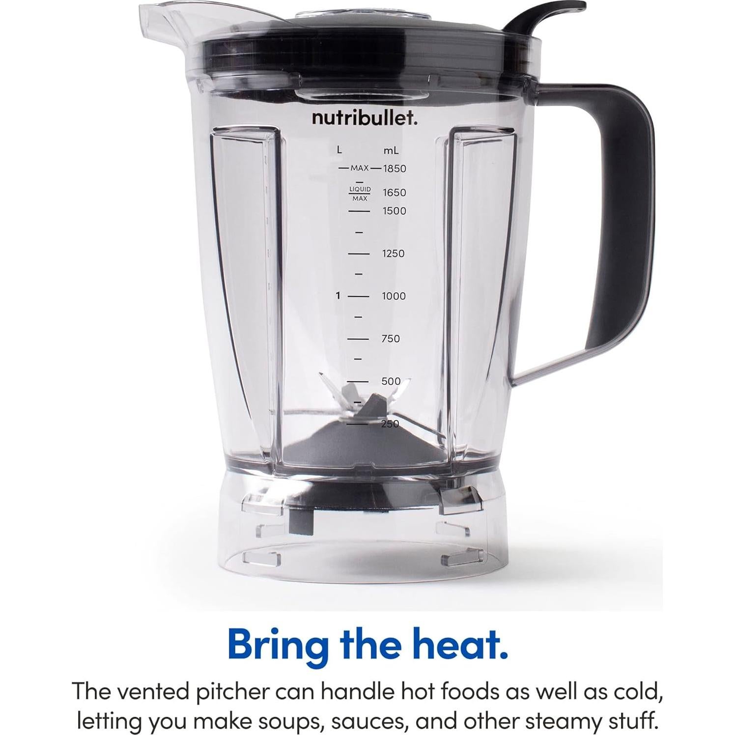 Licuadora NutriBullet Combo 1200W Blanco 1.9L 3 Velocidades