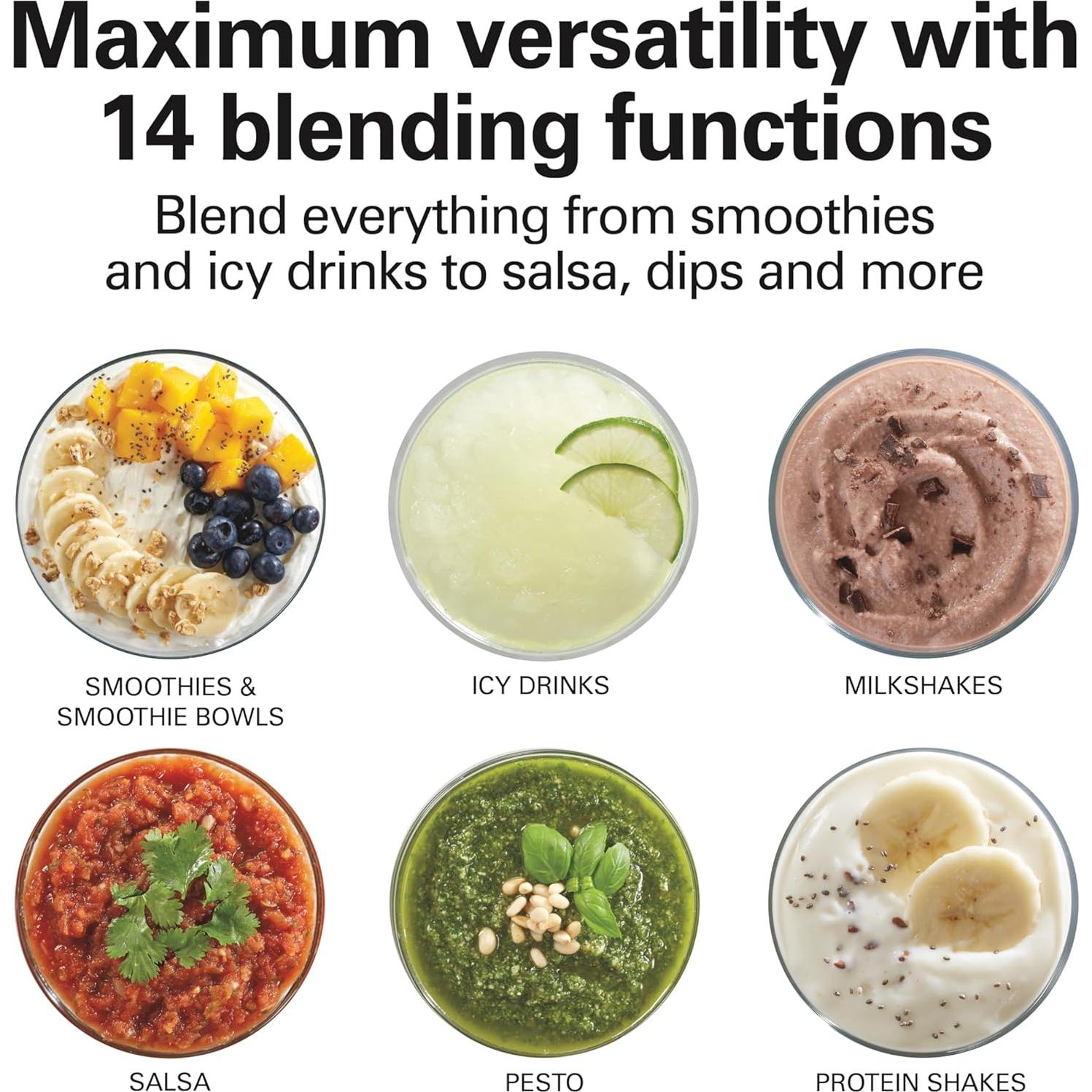 Mezclador Hamilton Beach Wave Crusher 1,18 L 14 funciones