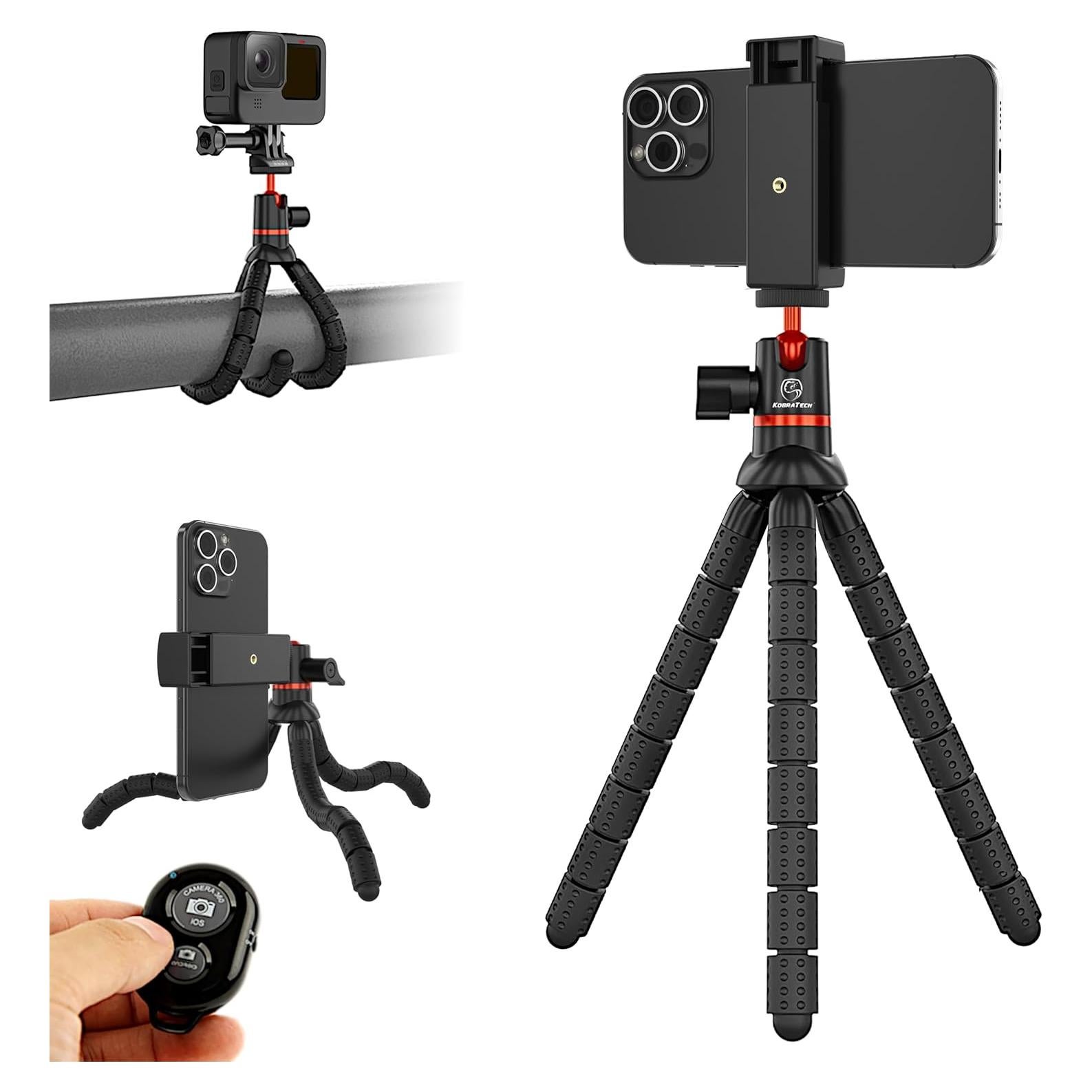 Mini Trípode KobraTech TriFlex para Teléfono - Compacto y Flexible