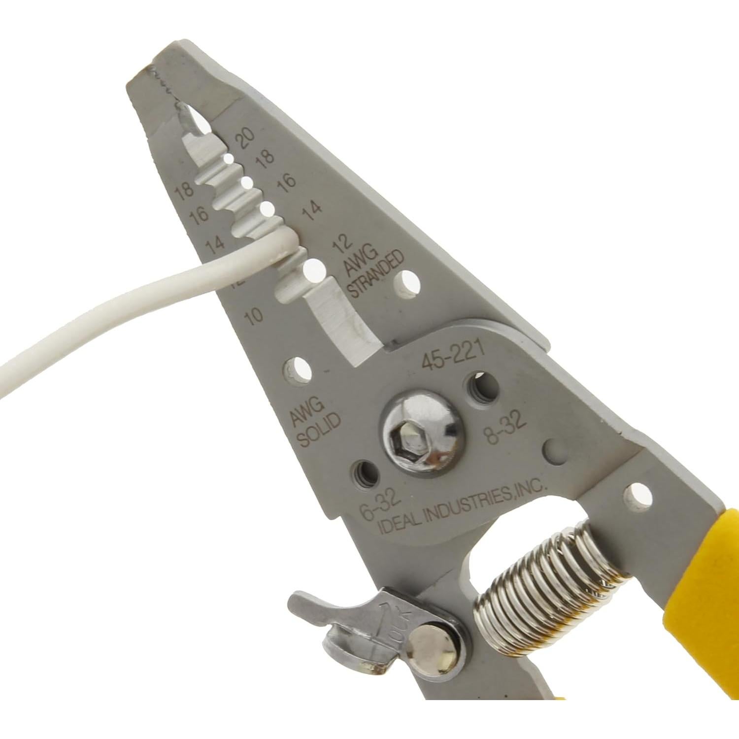 Desforrador de Cables IDEAL 45-221 Acero Inoxidable 10-18 AWG