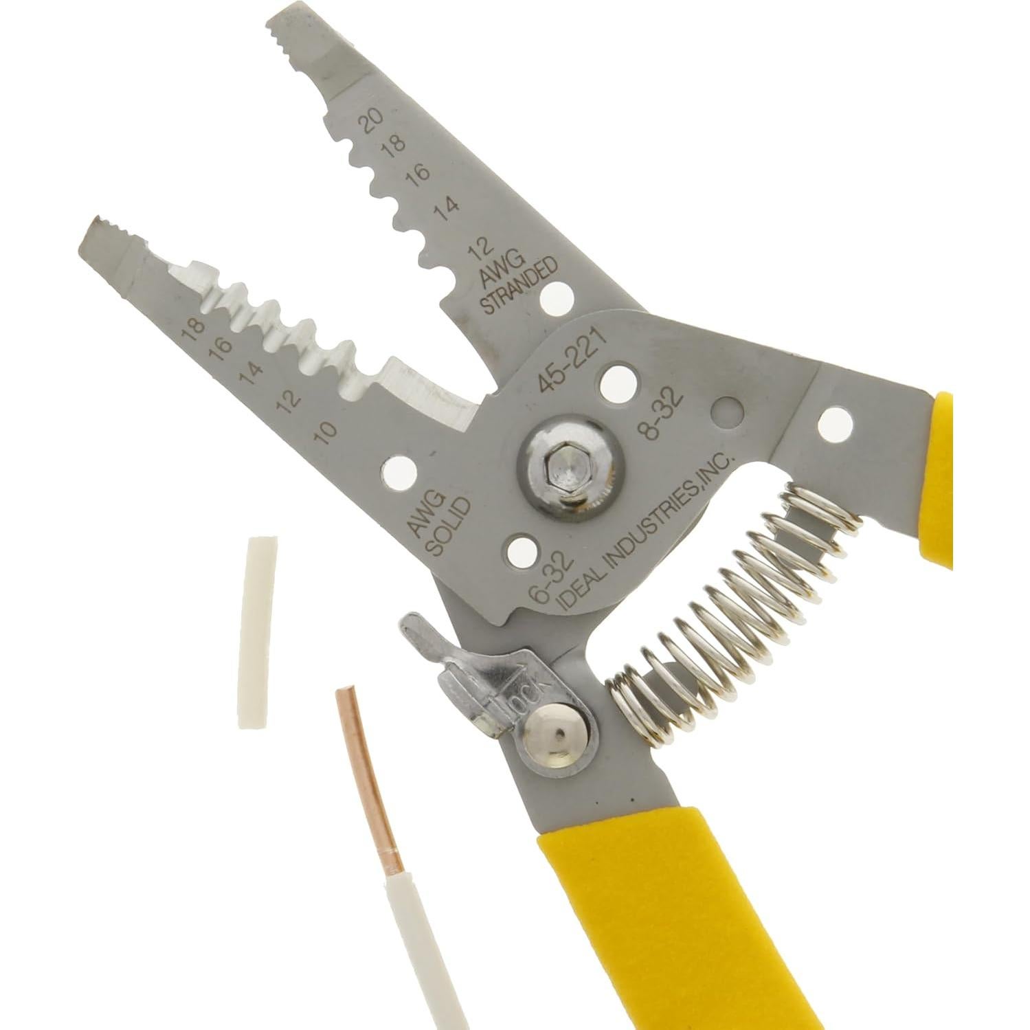 Desforrador de Cables IDEAL 45-221 Acero Inoxidable 10-18 AWG