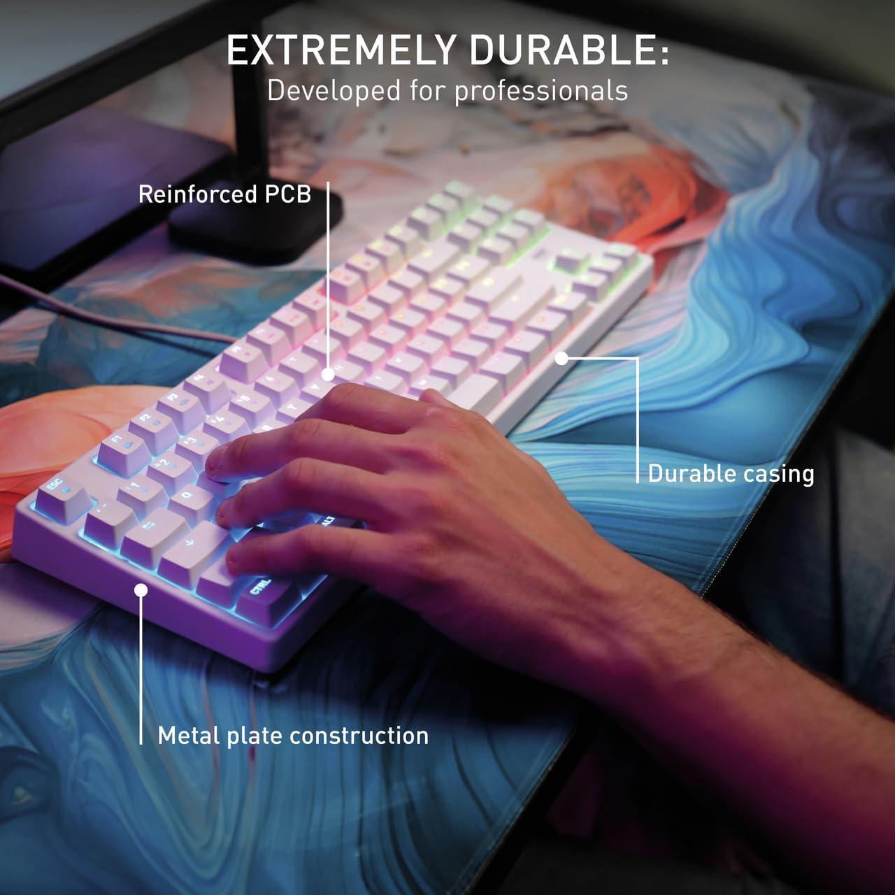 Teclado Mecánico K4V2 CHERRY XTRFY TKL RGB Iluminación