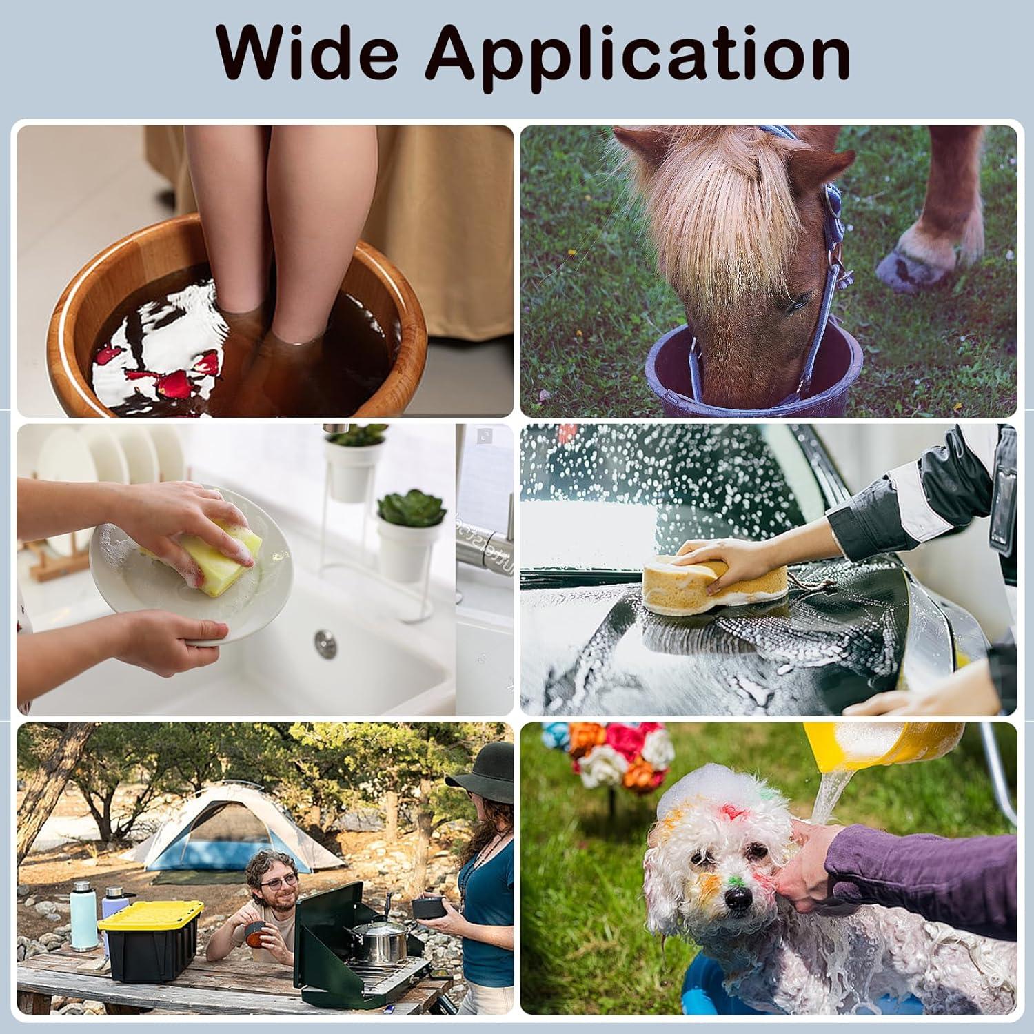 Calentador de Agua Inmerso Eléctrico Touwenzd 2000W Acero Inoxidable