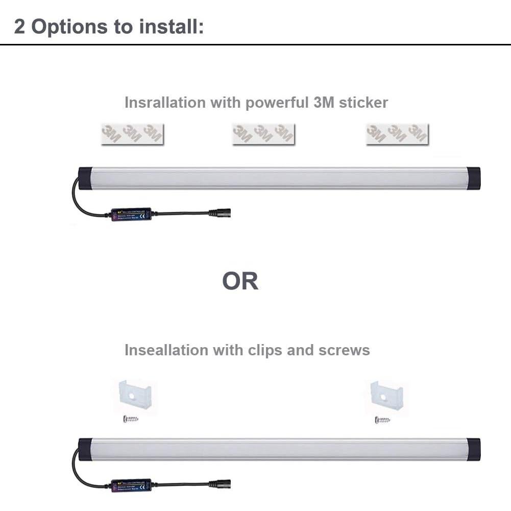 Barra de Luz LED RGB LAIFUNI 91.44cm Regulable con Control Remoto