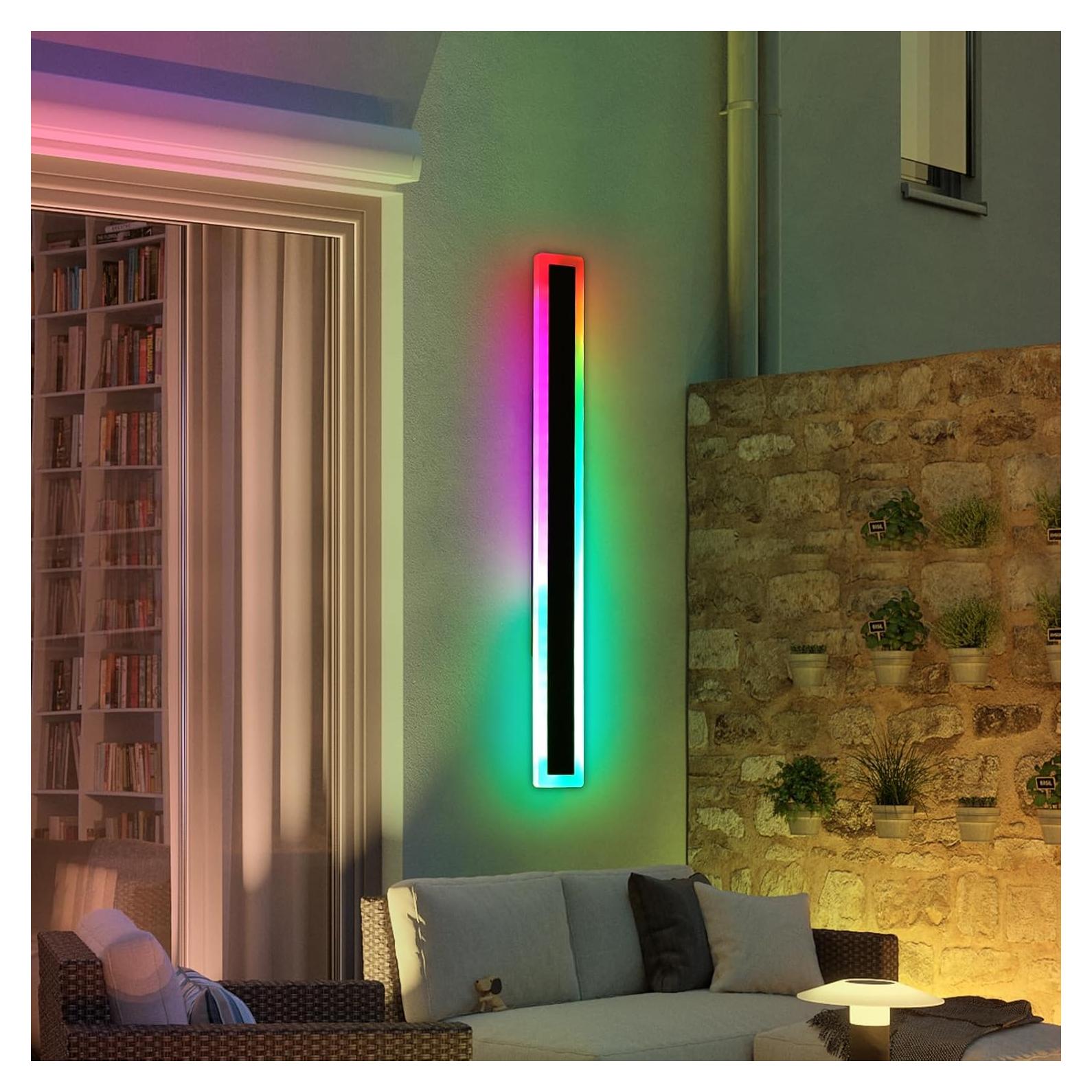 Luz de Pared LED RGB Daoseolo 80 cm Impermeable IP65