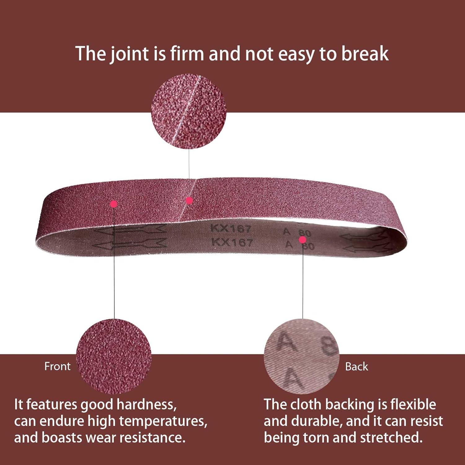 Cintas de Lijado 6x89 cm HXymxkeqi Grano Mixto 60/80/120