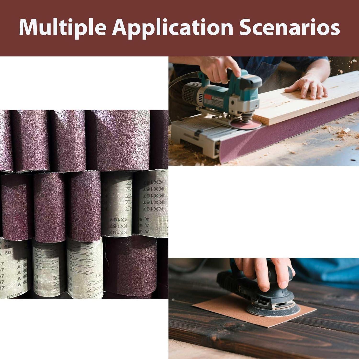 Cintas de Lijado 6x89 cm HXymxkeqi Grano Mixto 60/80/120