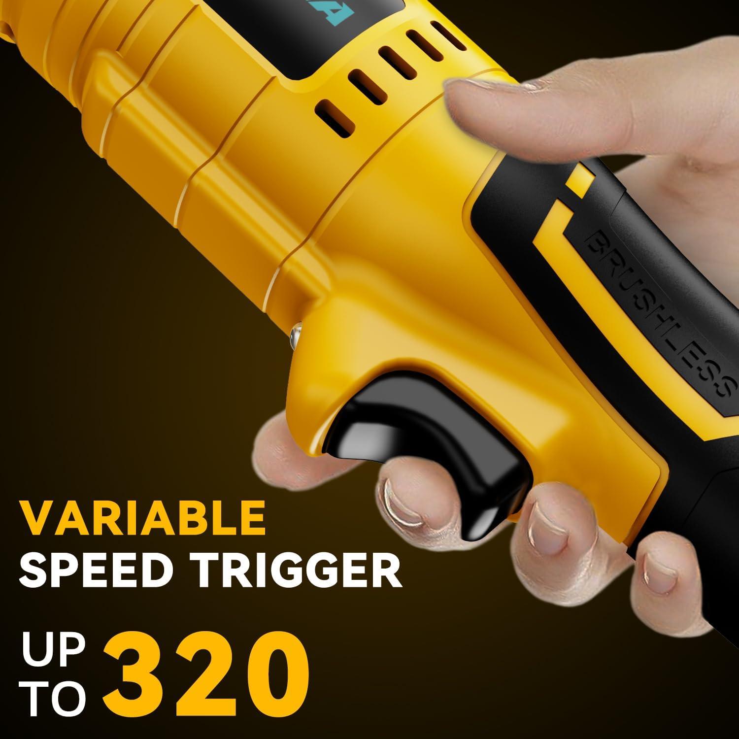 Llave de Trinquete Inalámbrica DEMIMA 20V 3/8" 100N·m con 8 Sockets