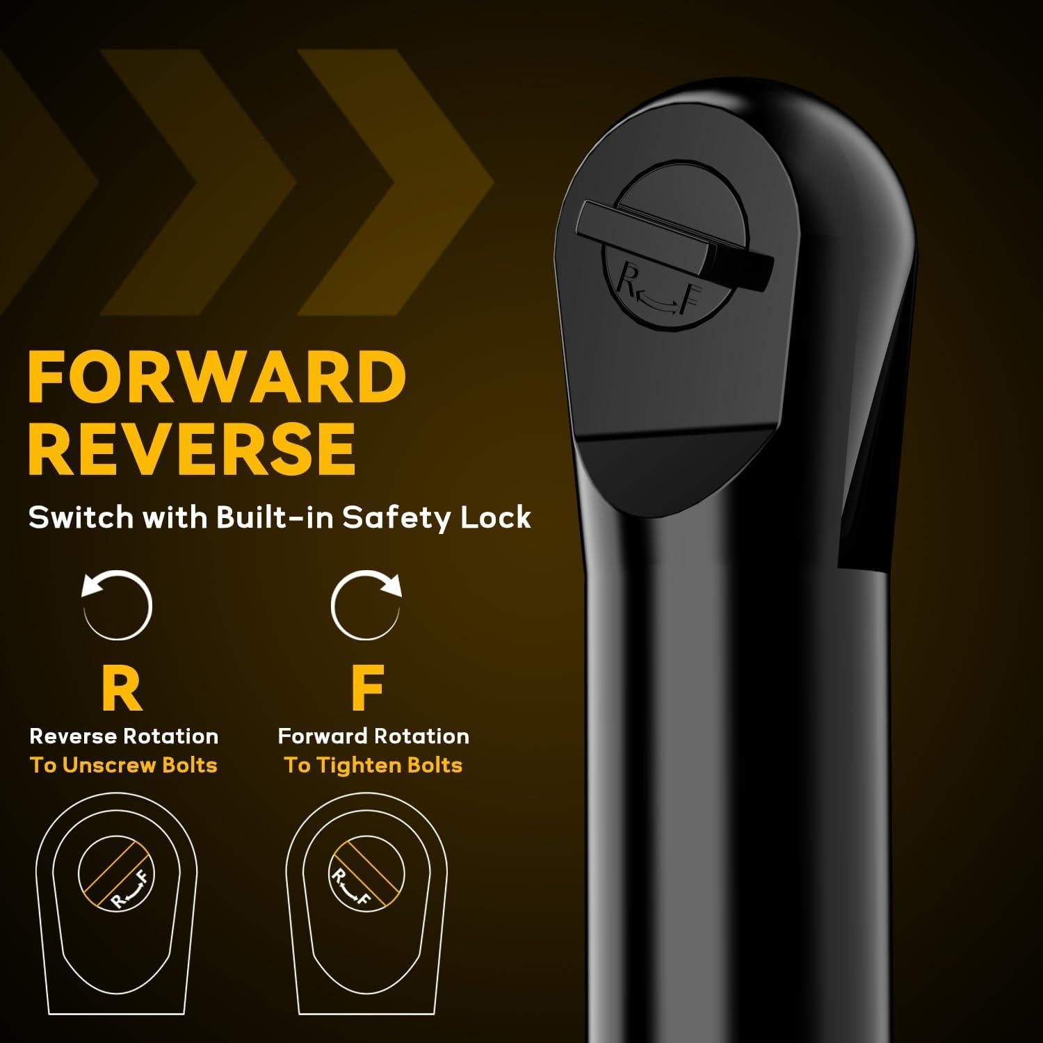 Llave de Trinquete Inalámbrica DEMIMA 20V 3/8" 100N·m con 8 Sockets