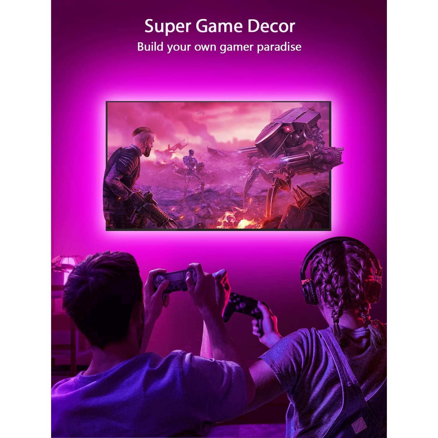 Tira de luces LED RGB MATICOD 3m USB para TV 32-43"