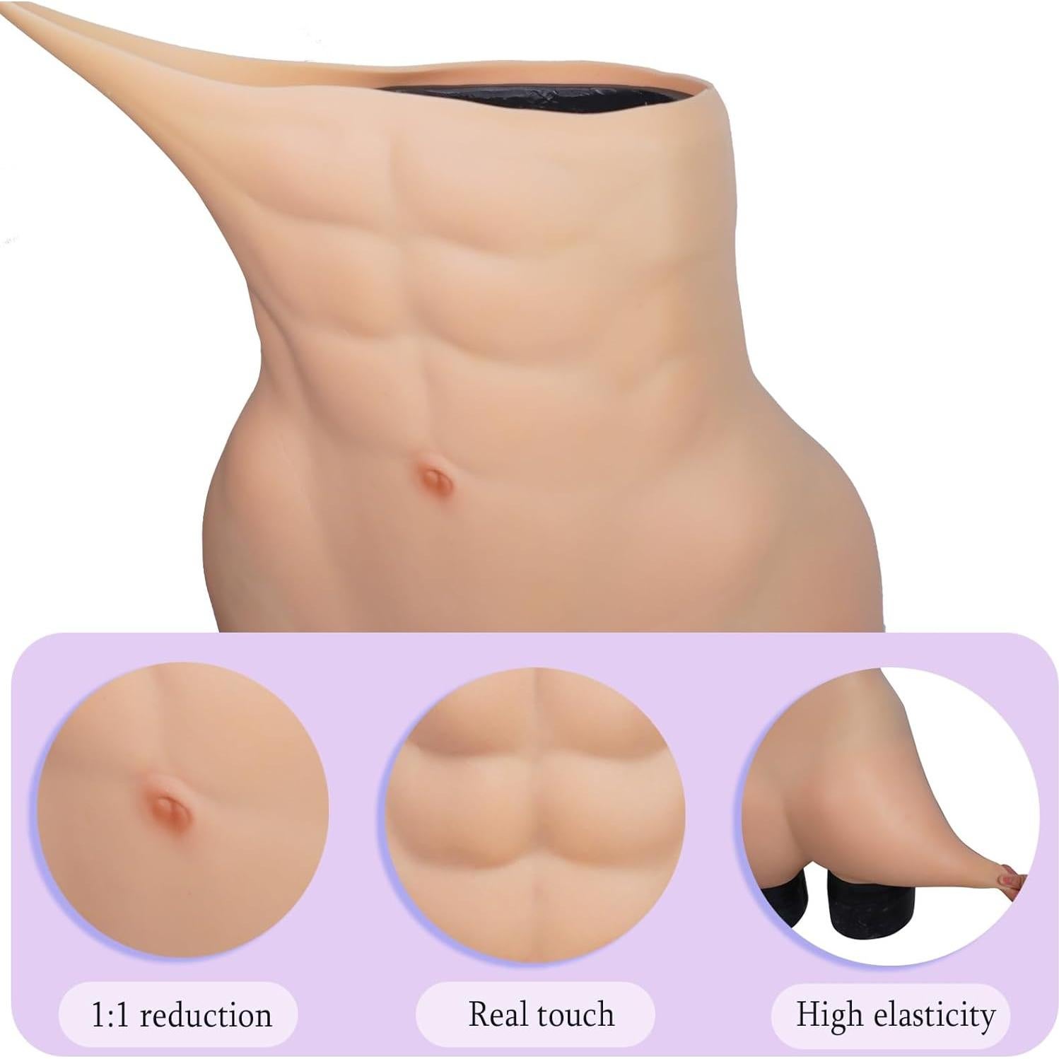 Bragas de Silicona para Glúteos y Caderas - Piel Oscura