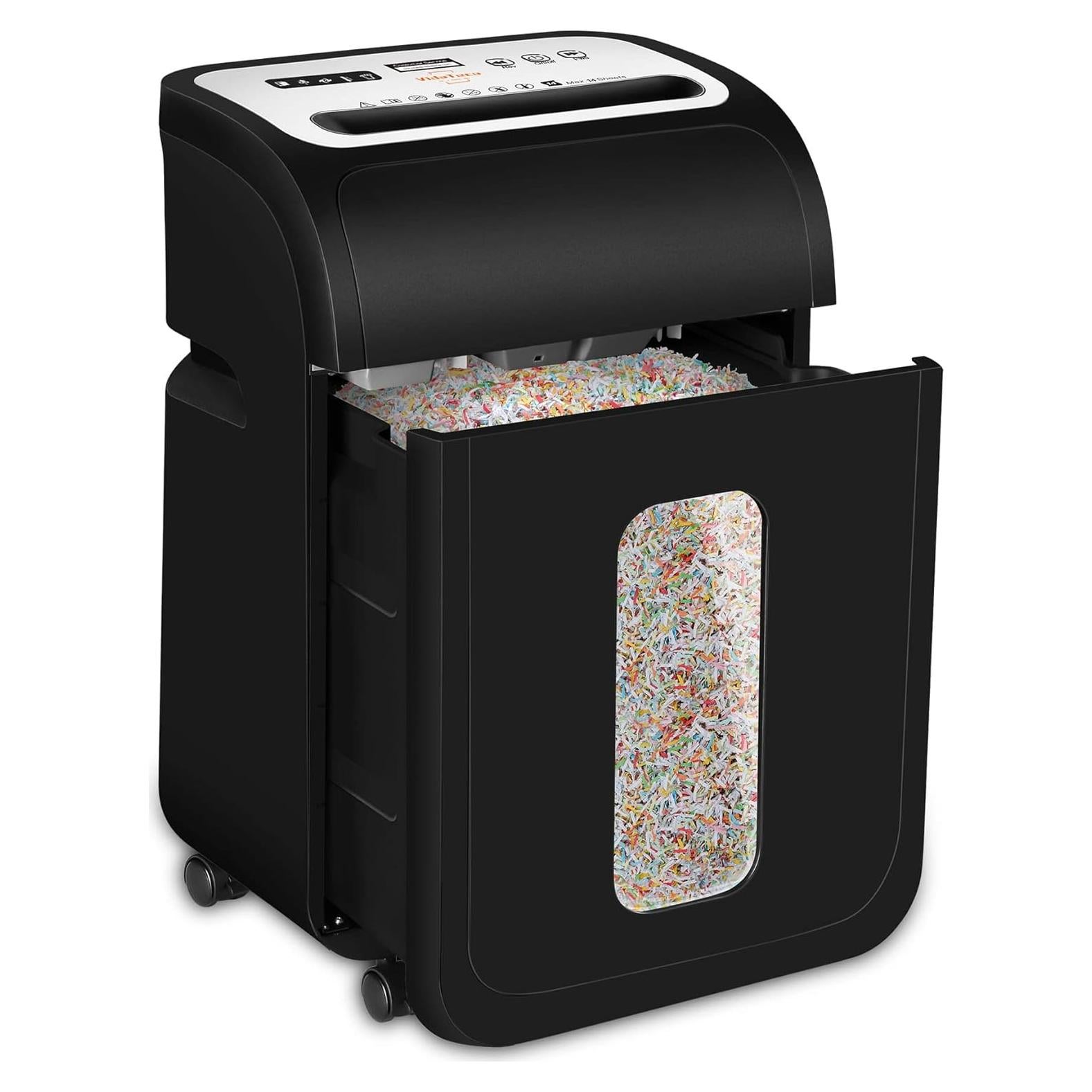 Destructora de papel VidaTeco P4 14 hojas micro corte 60 min