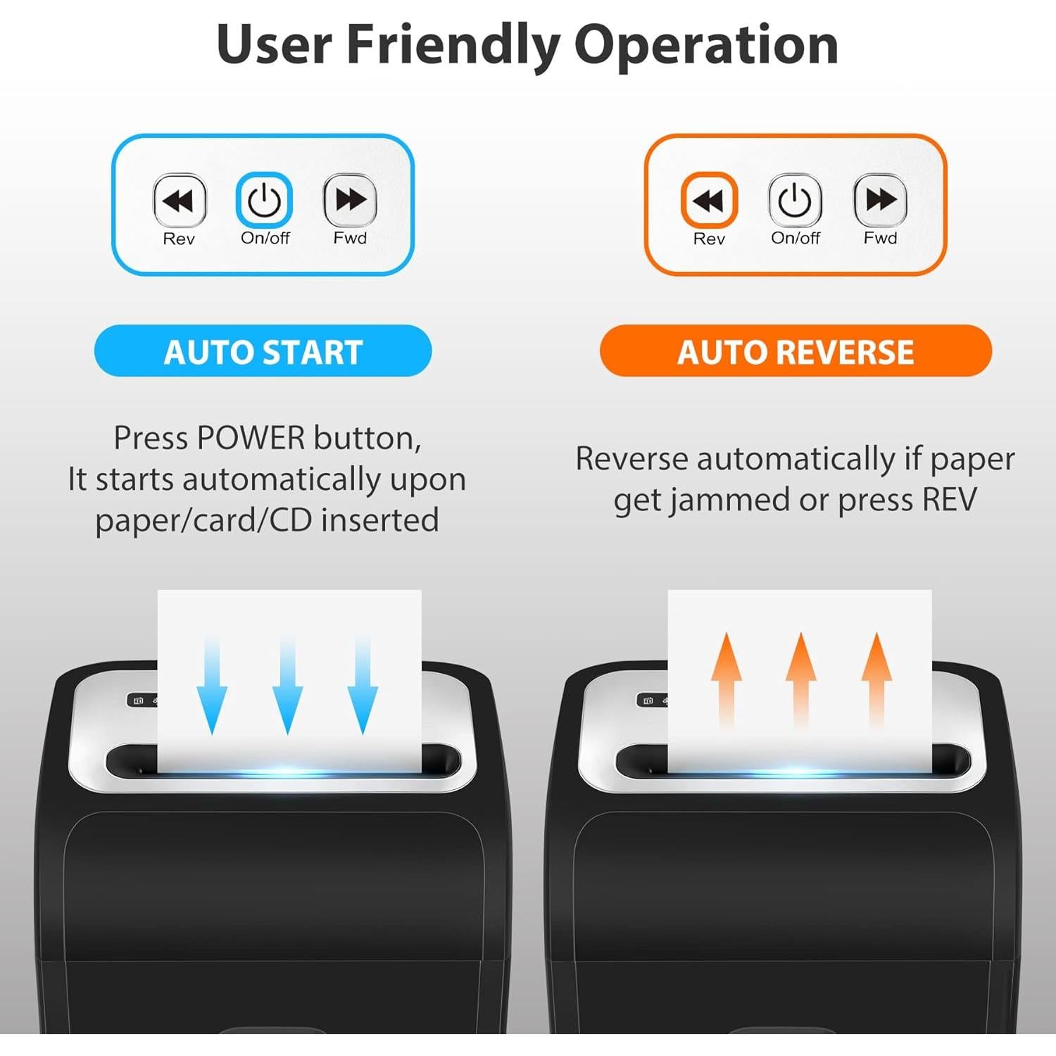 Destructora de papel VidaTeco P4 14 hojas micro corte 60 min