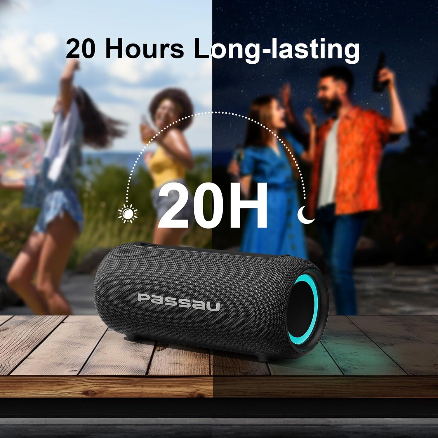 Altavoz Bluetooth Portátil Passau S223B 40W Estéreo IPX5