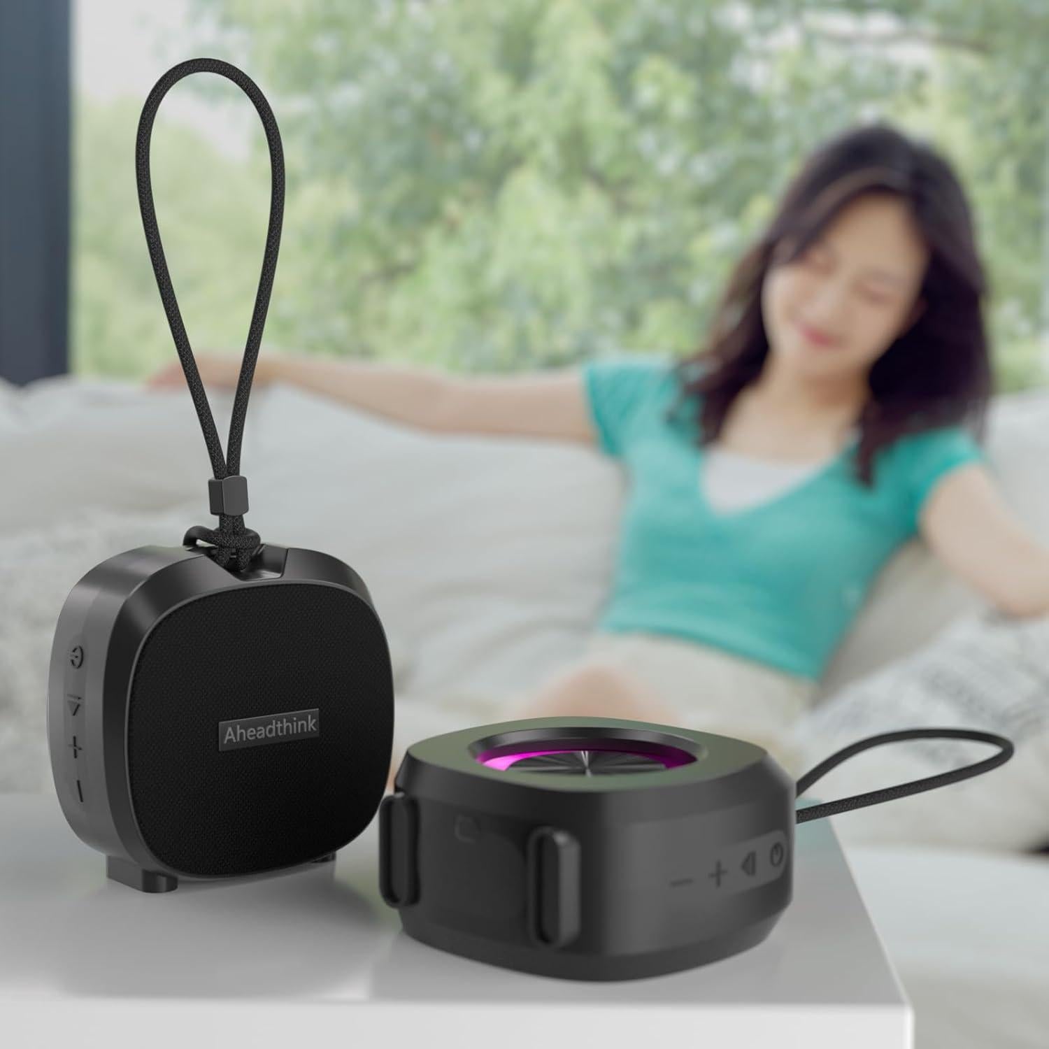 Altavoz Bluetooth Inalámbrico Portátil Aheadthink AHYX IPX5