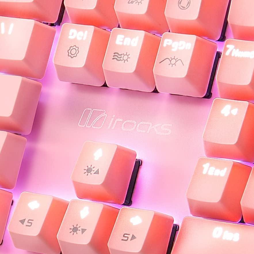 Teclado Mecánico i-rocks K75M 104 Teclas Retroiluminado