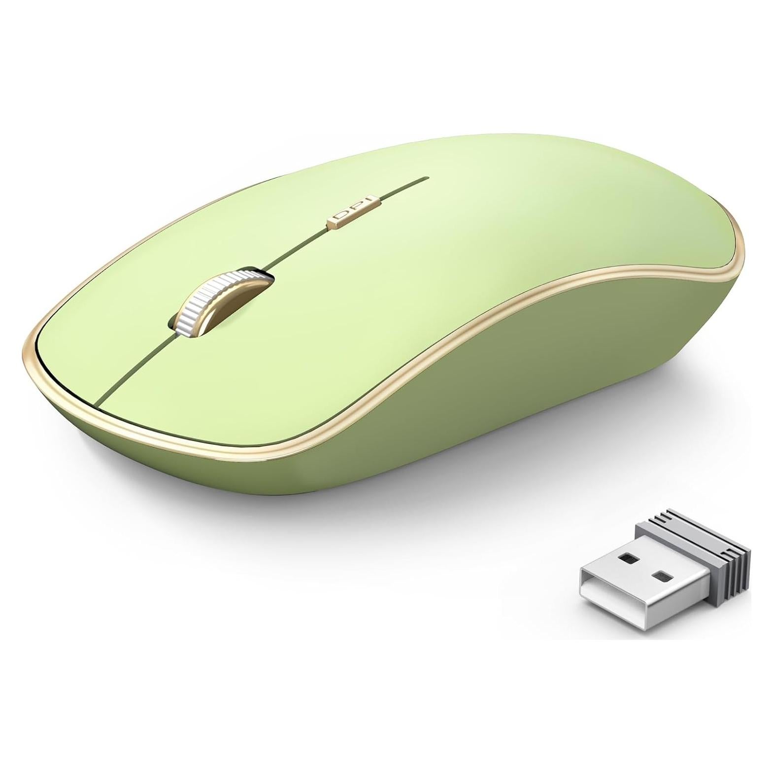 Ratón Inalámbrico JOYACCESS J 5 Niveles DPI Silencioso Verde