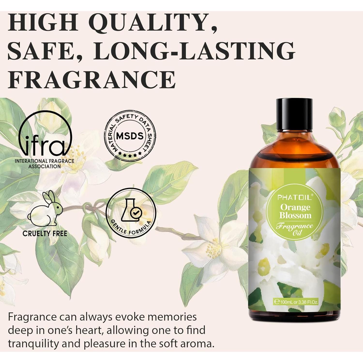 Aceite Aromático de Flor de Naranjo PHATOIL 100ml para Difusor