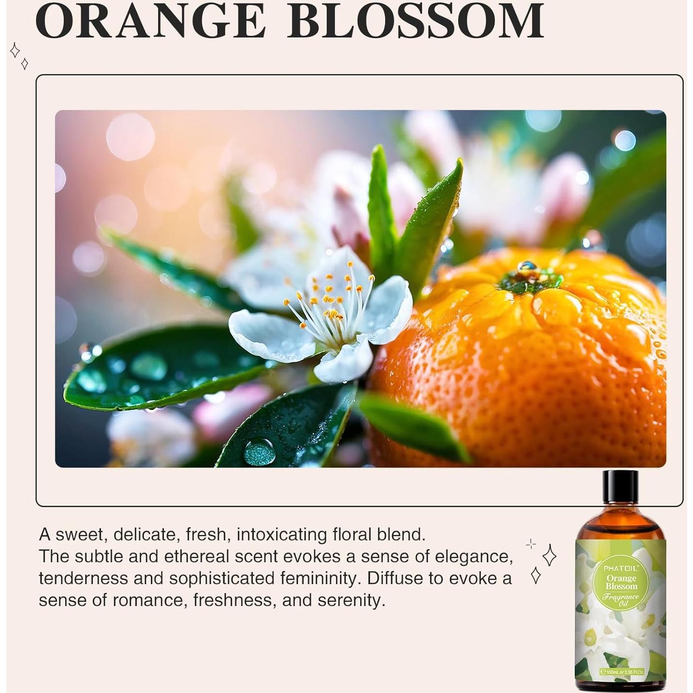 Aceite Aromático de Flor de Naranjo PHATOIL 100ml para Difusor