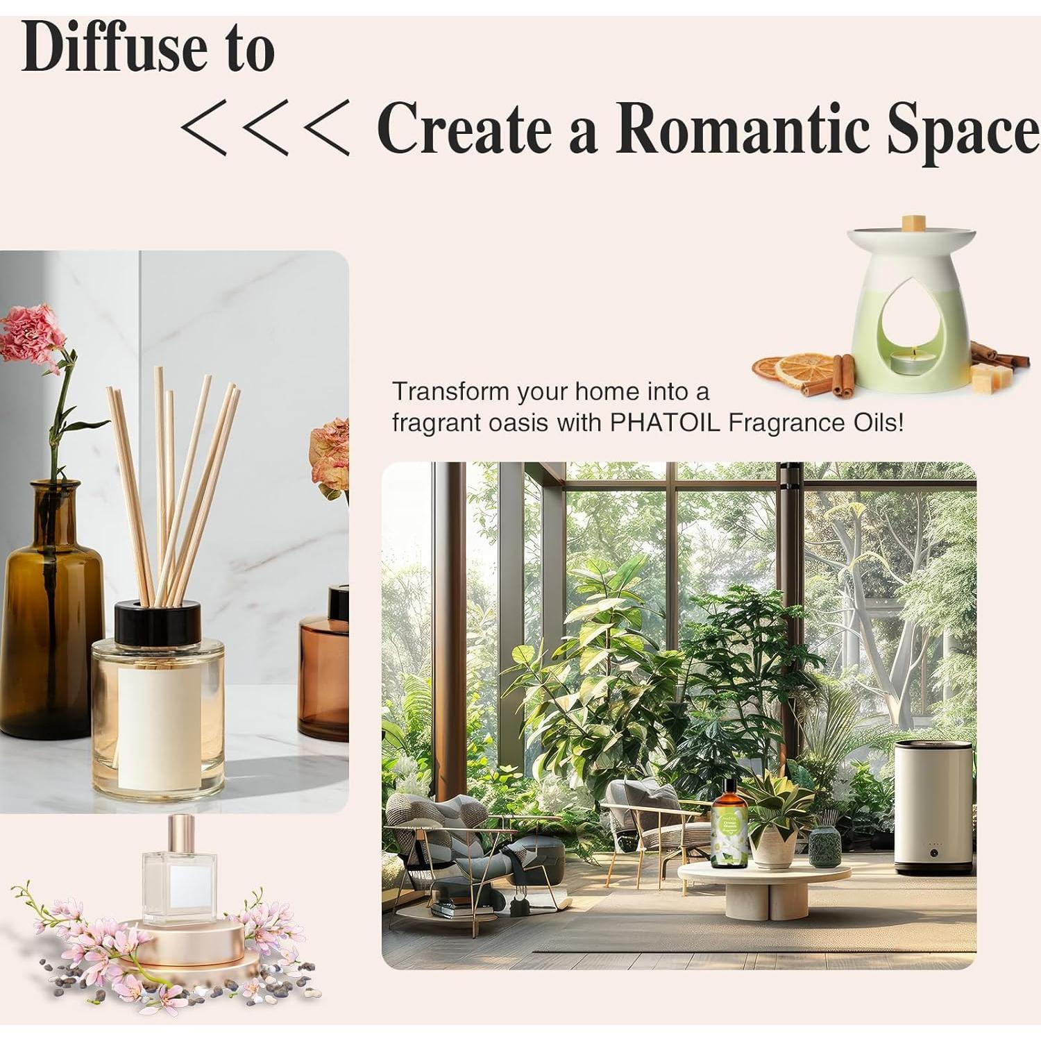 Aceite Aromático de Flor de Naranjo PHATOIL 100ml para Difusor