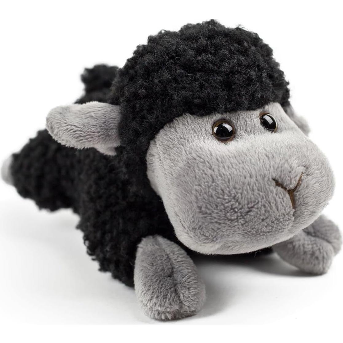 Peluche Oveja Negra Tumbada 21.6cm - BABY FRANKIEZHOU