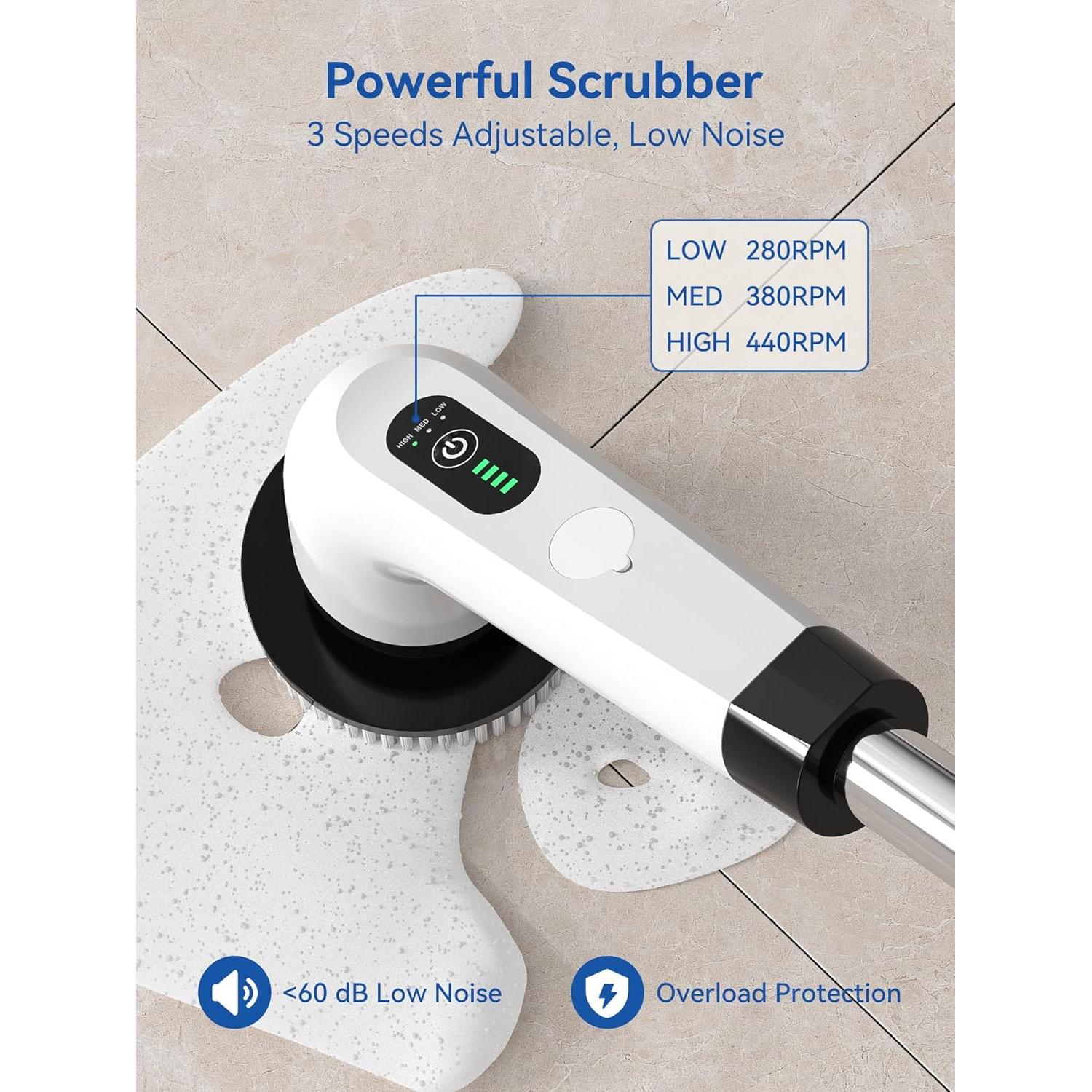 Limpiador Eléctrico de Baño Mesqool CB1001 - 120 Min Uso